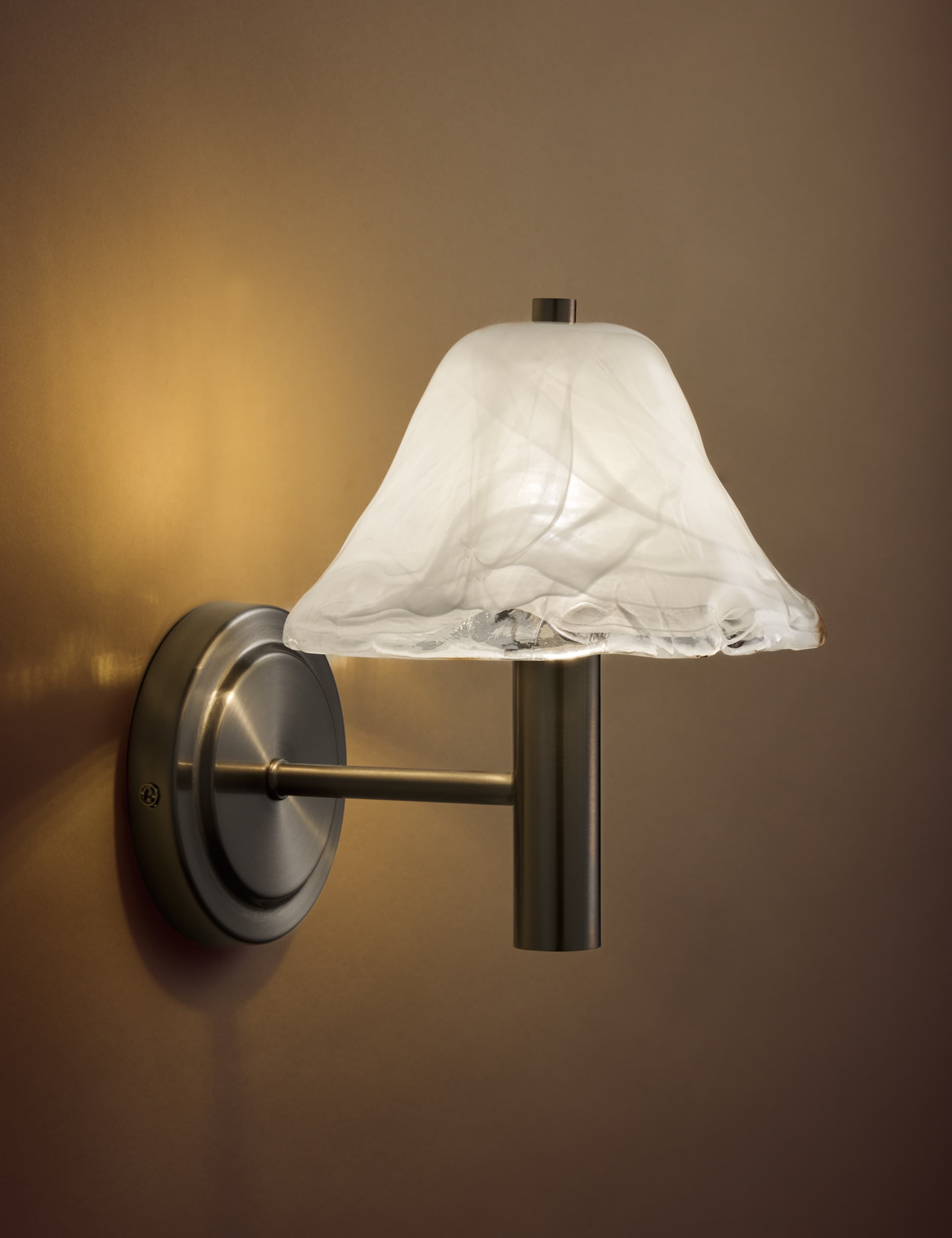 Glass Wavy Wall Light 2 of 5
