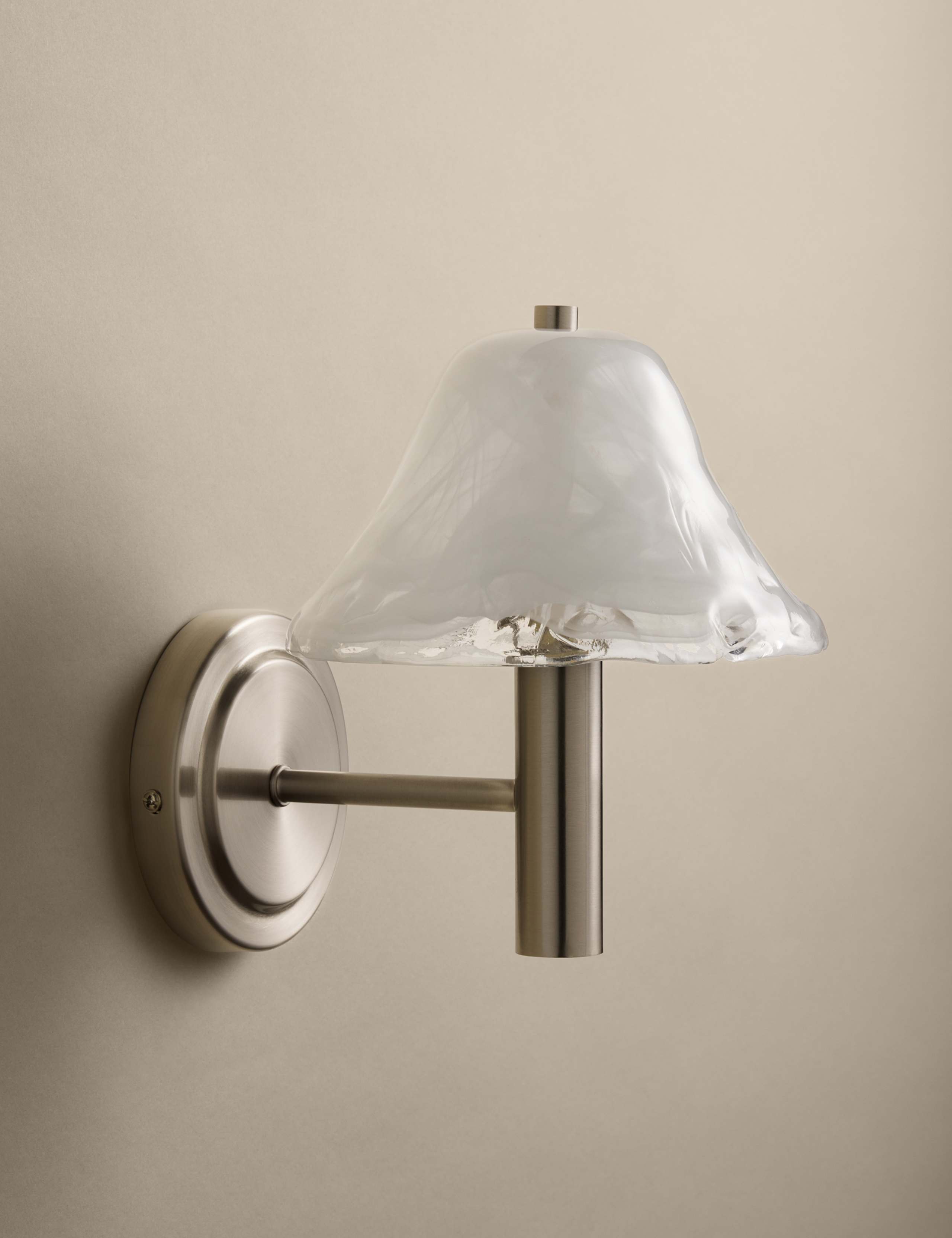 Glass Wavy Wall Light 1 of 5