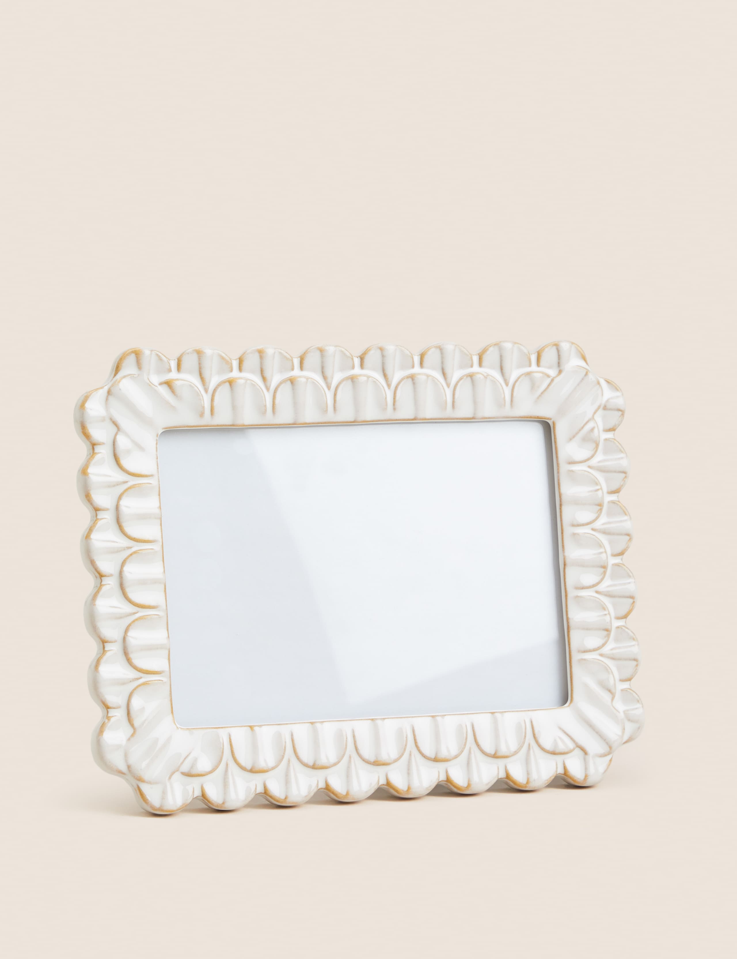 Ceramic Scallop Photo Frame 5x7 inch 4 of 5