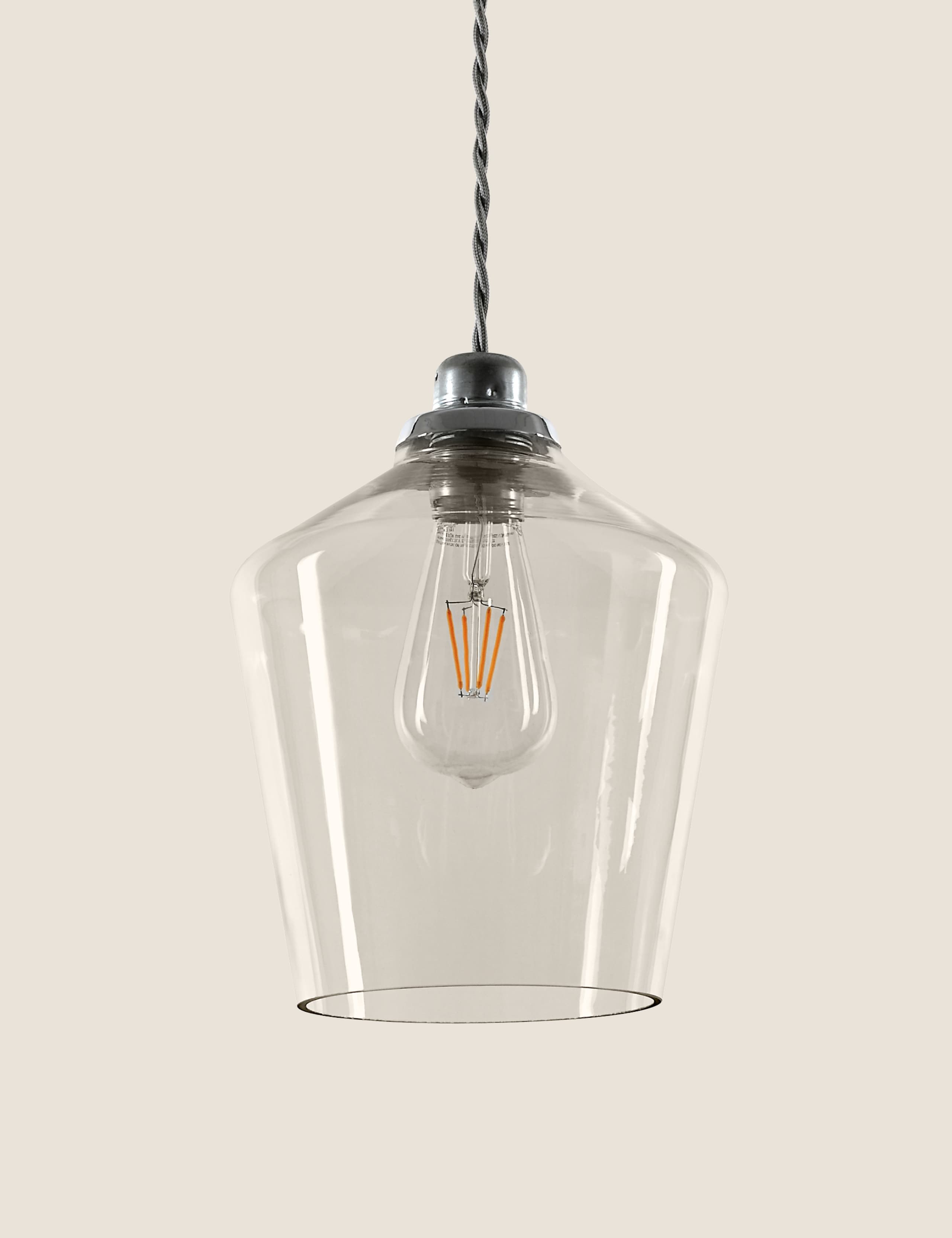 Claudia Glass Easy Fit Ceiling Light 1 of 5