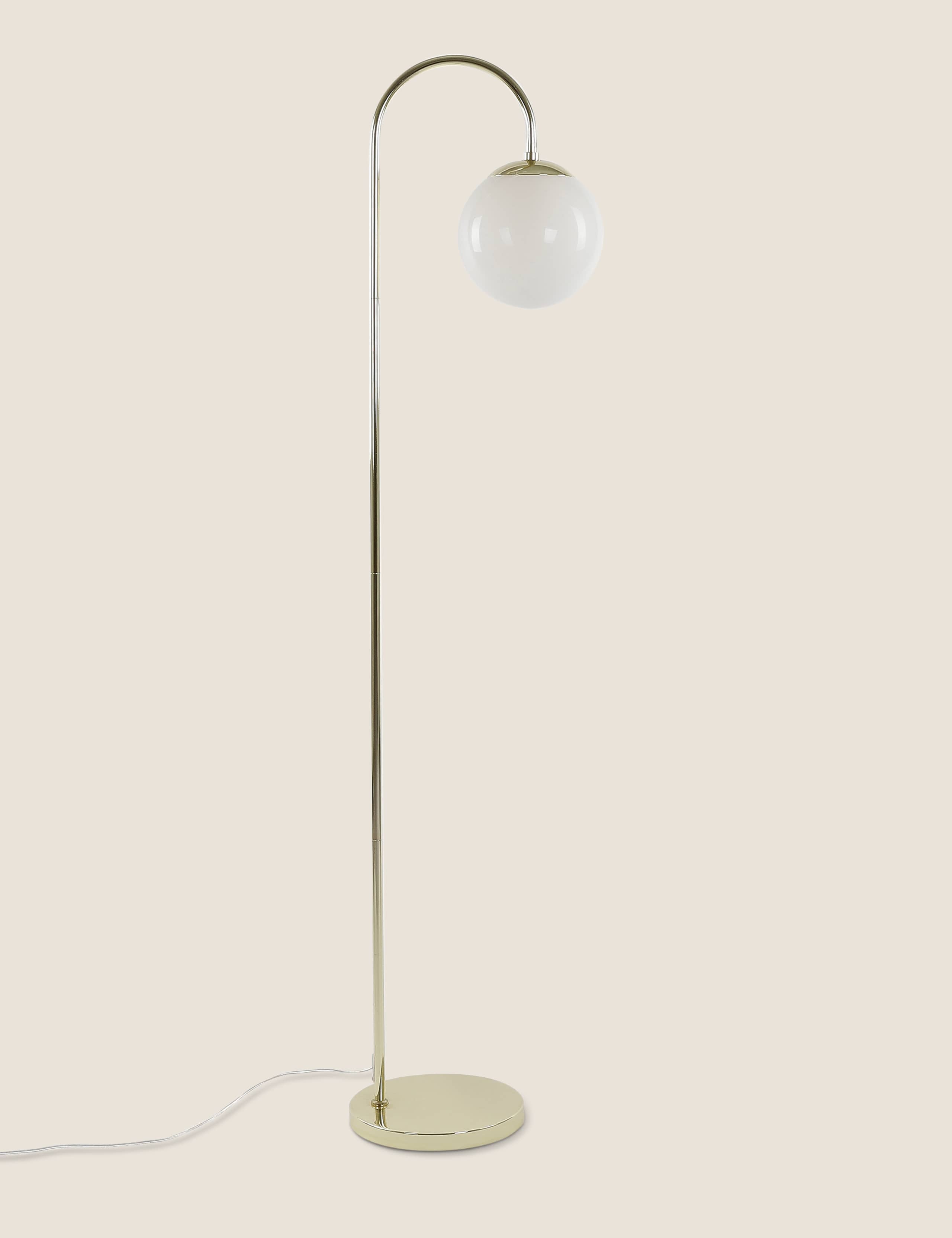 Opal Curved Floor Lamp 1 of 6
