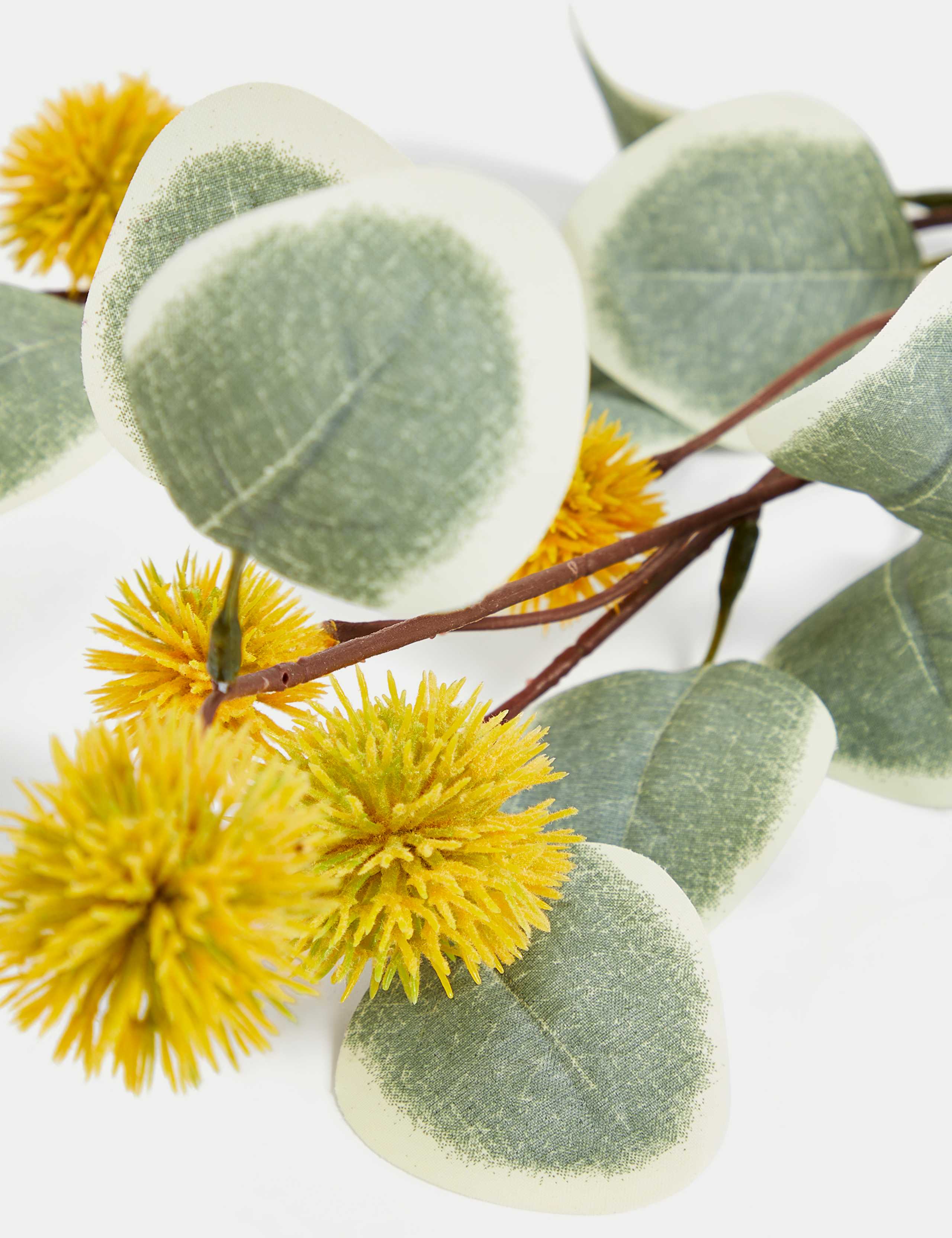 Set of 3 Artificial Eucalyptus Single Stems 4 of 5