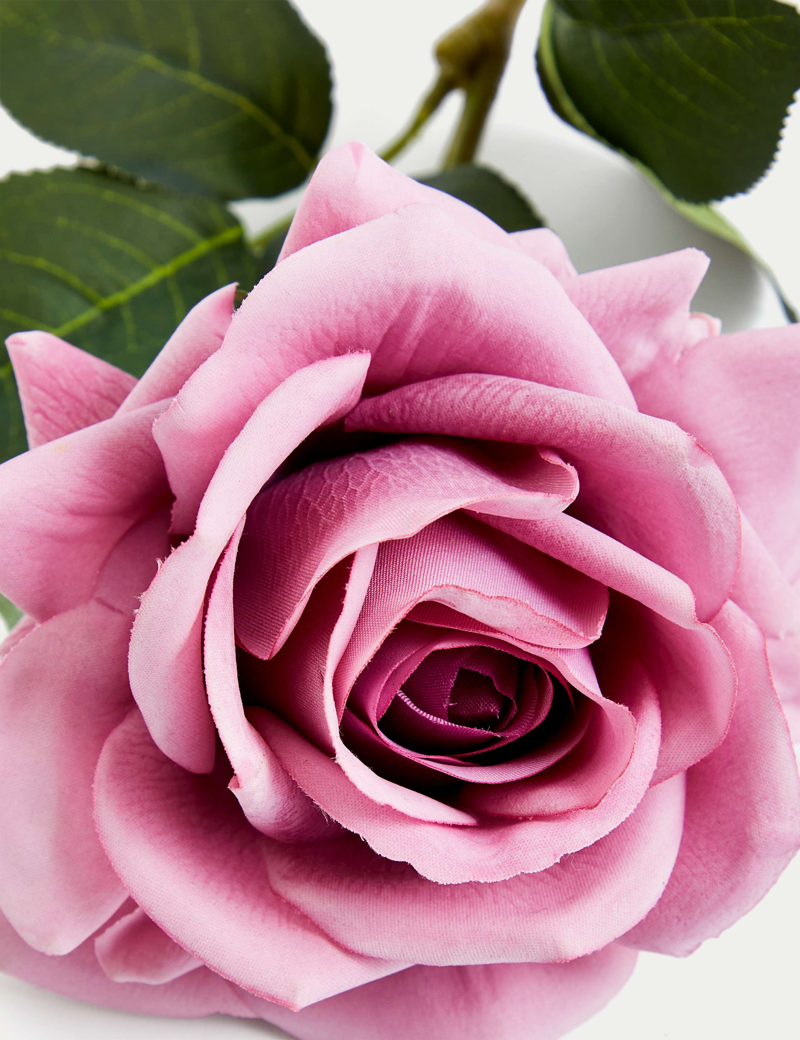 Set of 2 Artificial Real Touch Rose Stems 4 of 7