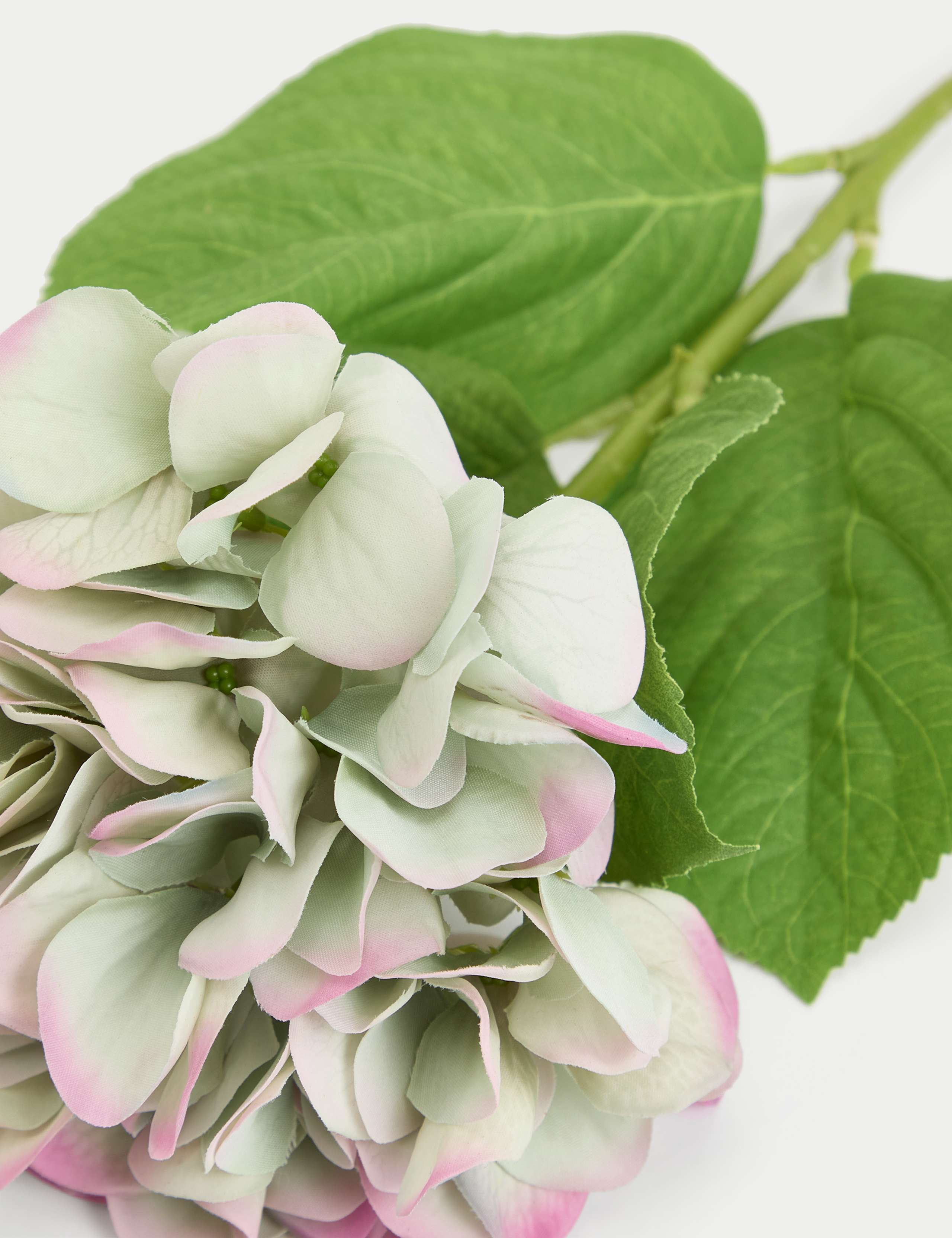 Set of 2 Artificial Real Touch Hydrangea Stems 4 of 6