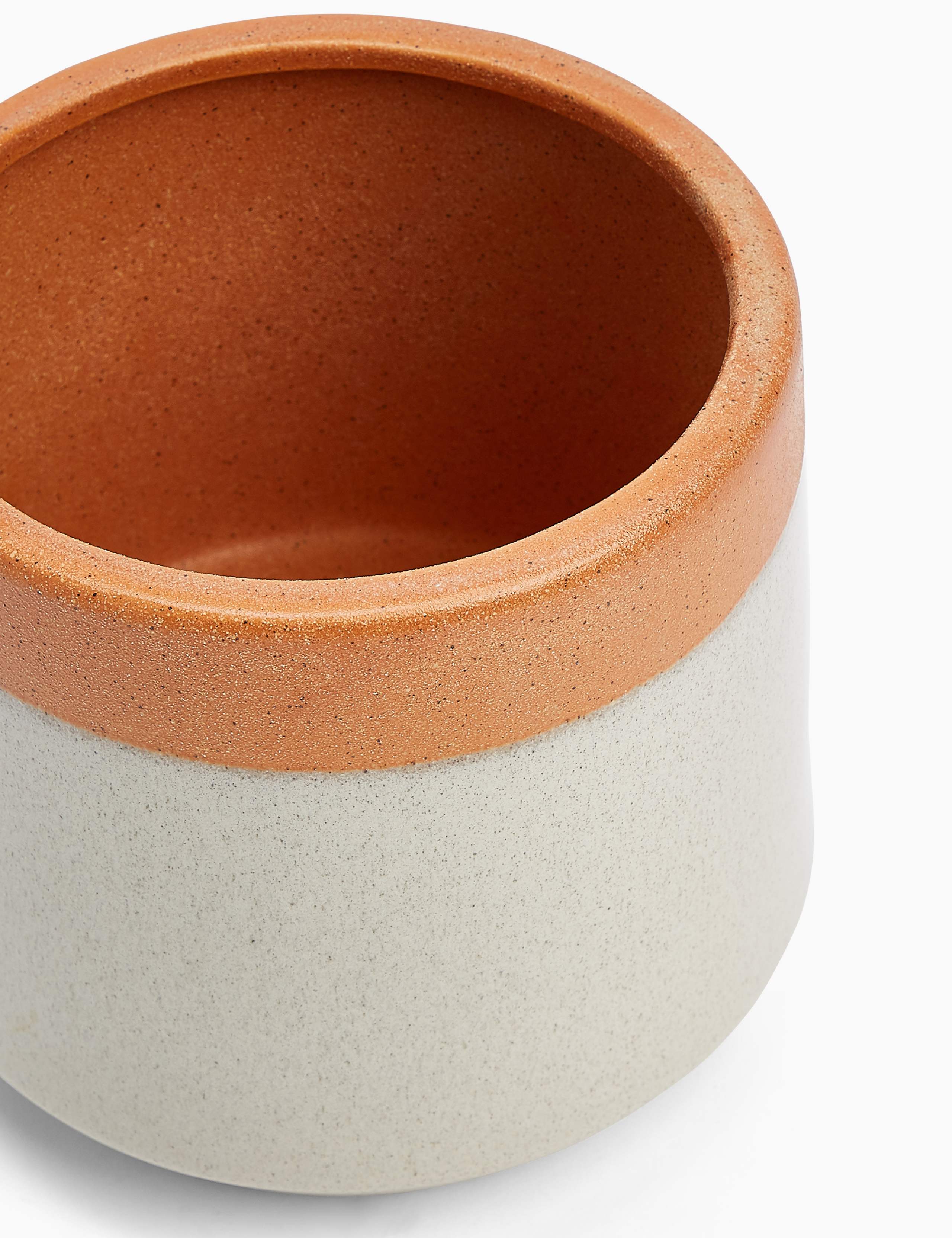Terracotta Glazed Small Planter 2 of 3