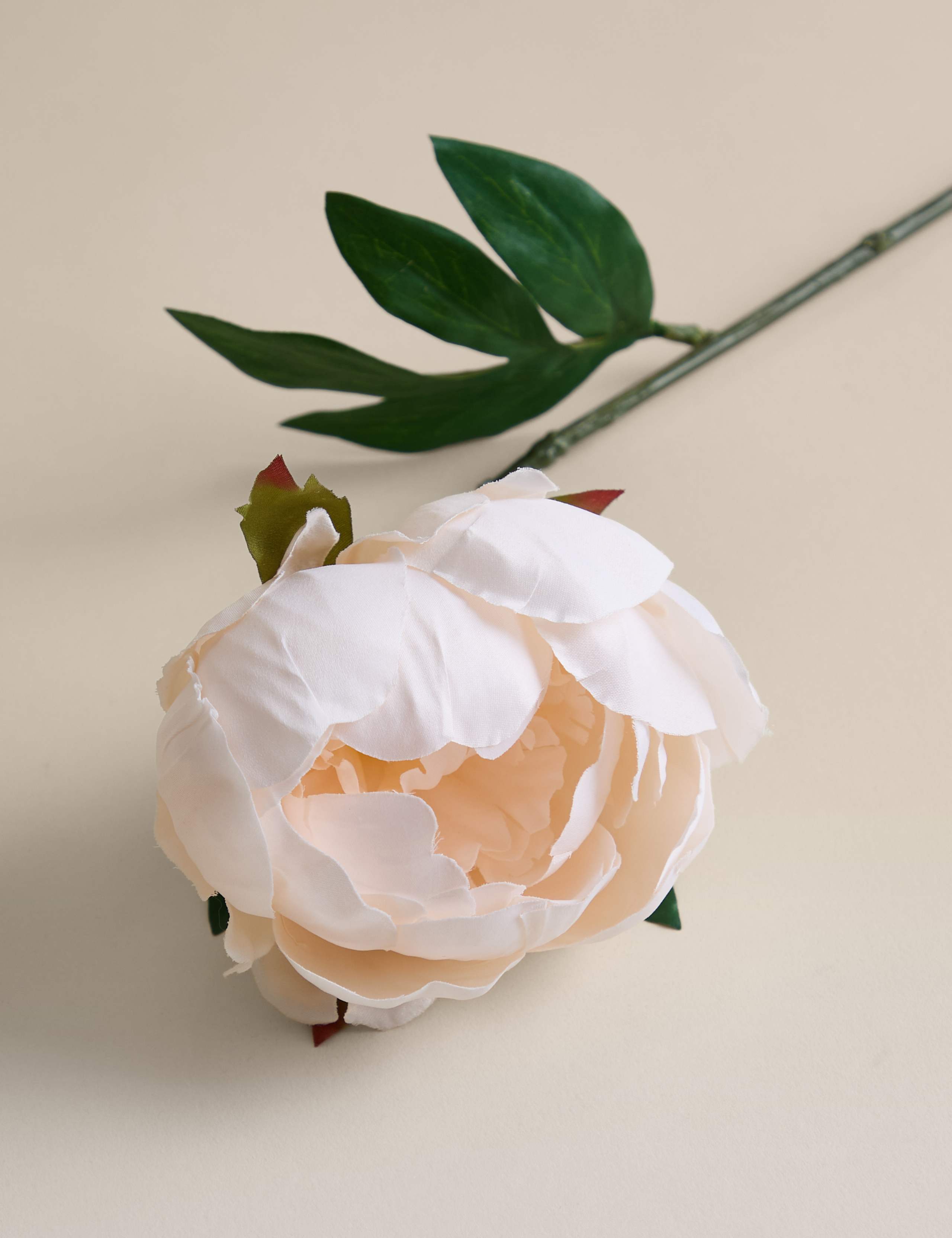 Set of 3 Artificial Closed Peony Single Stems 3 of 3