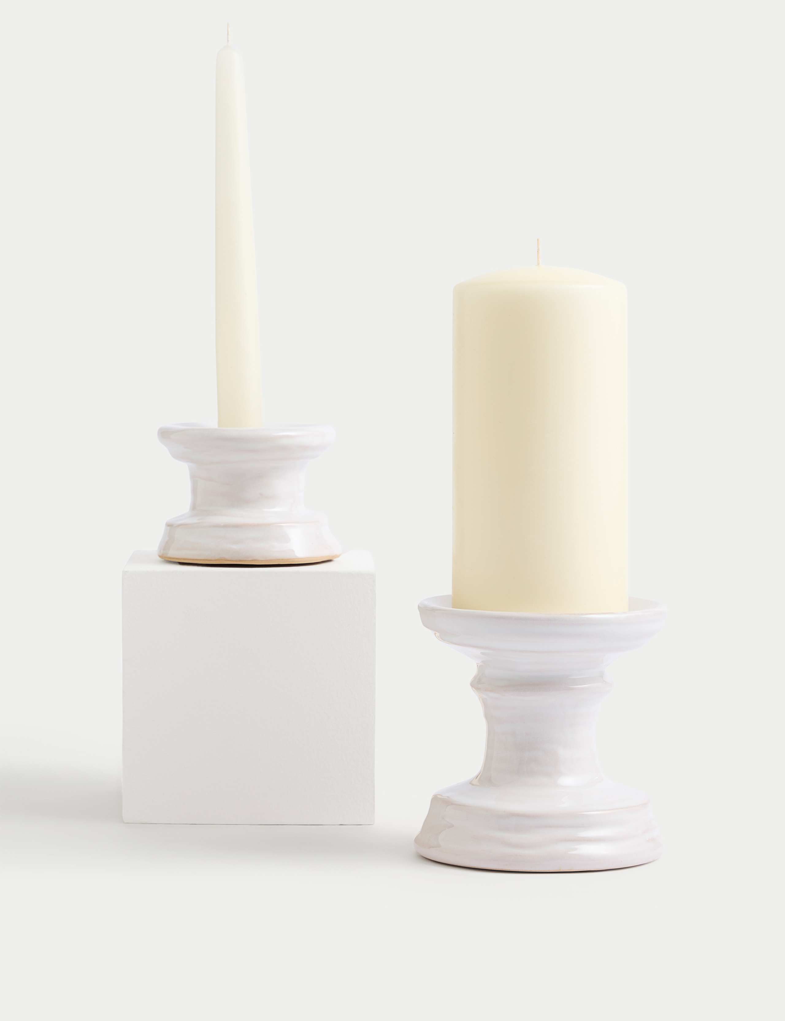 Ceramic Dinner Candle & Tealight Holder 6 of 7