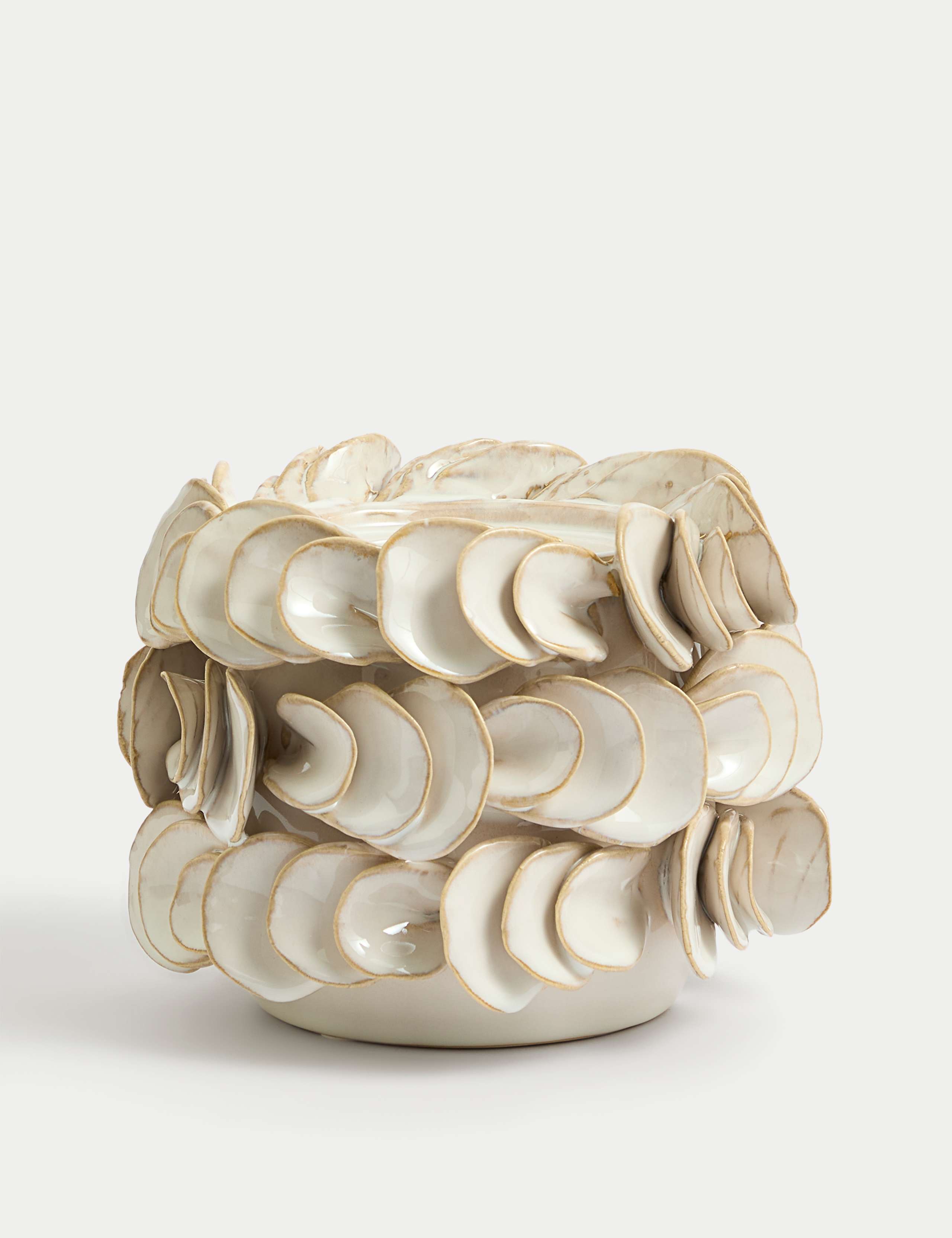 Petal Ceramic Pillar Candle Holder 2 of 5