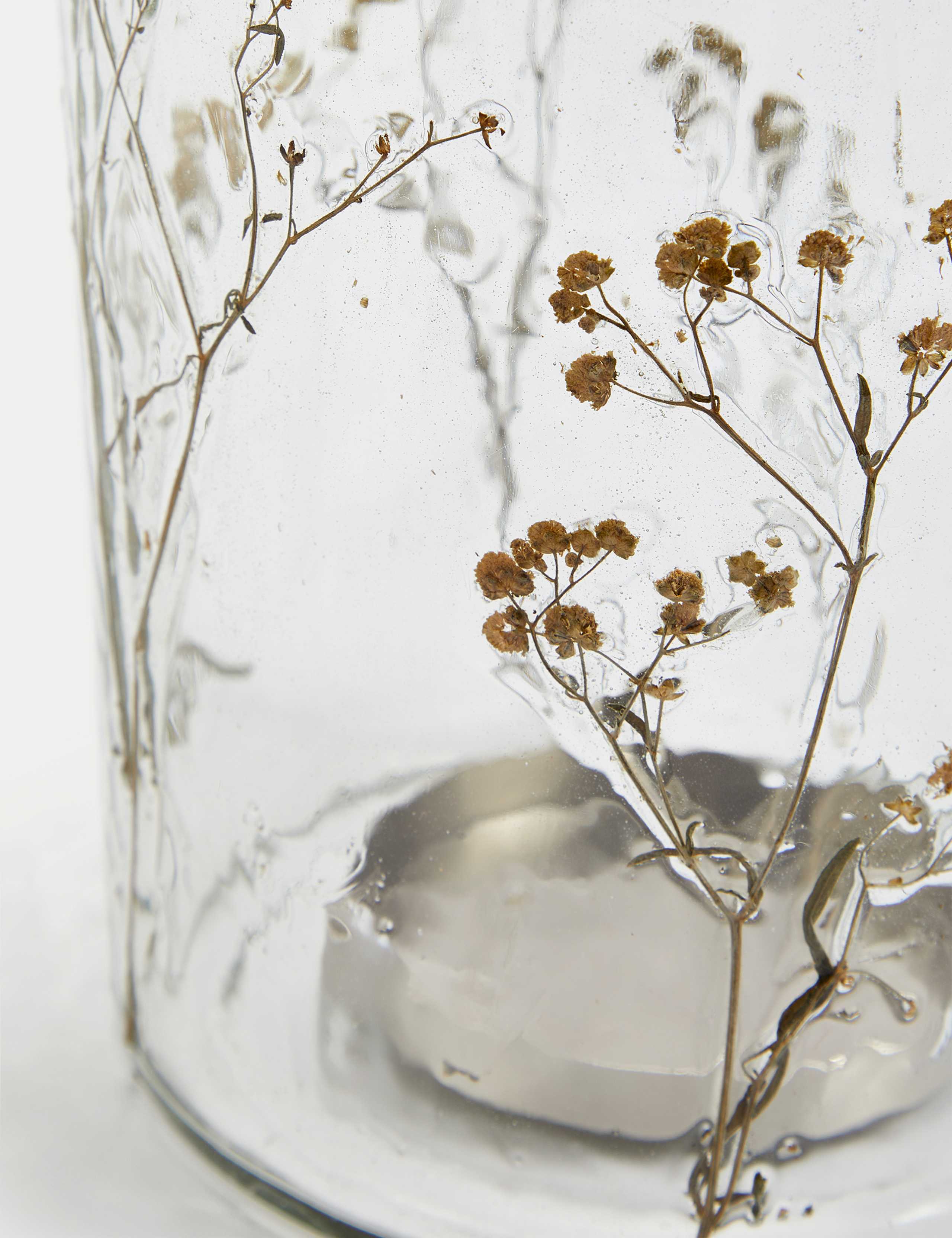 Pressed Flower Hurricane Candle Holder 4 of 4