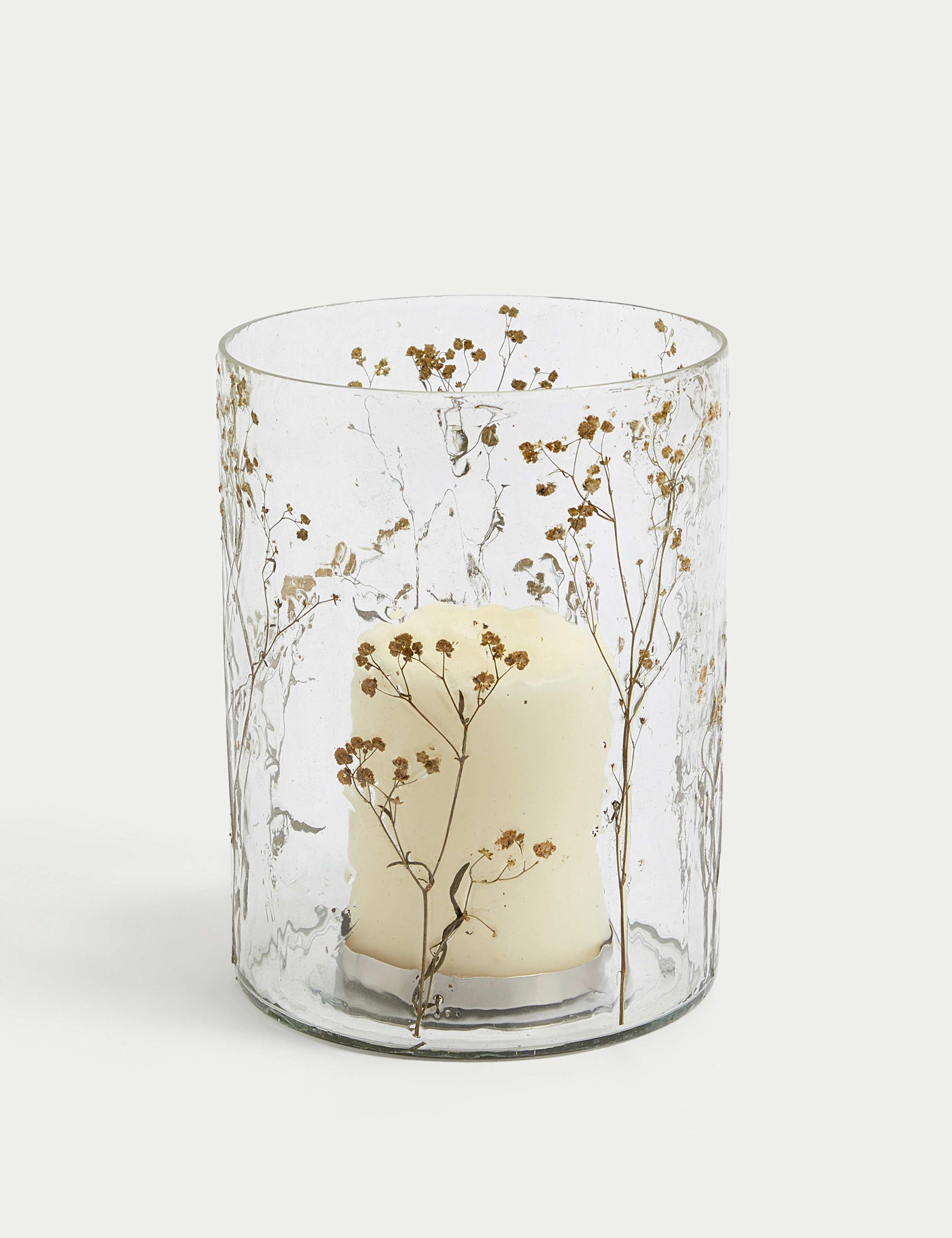 Pressed Flower Hurricane Candle Holder 2 of 4