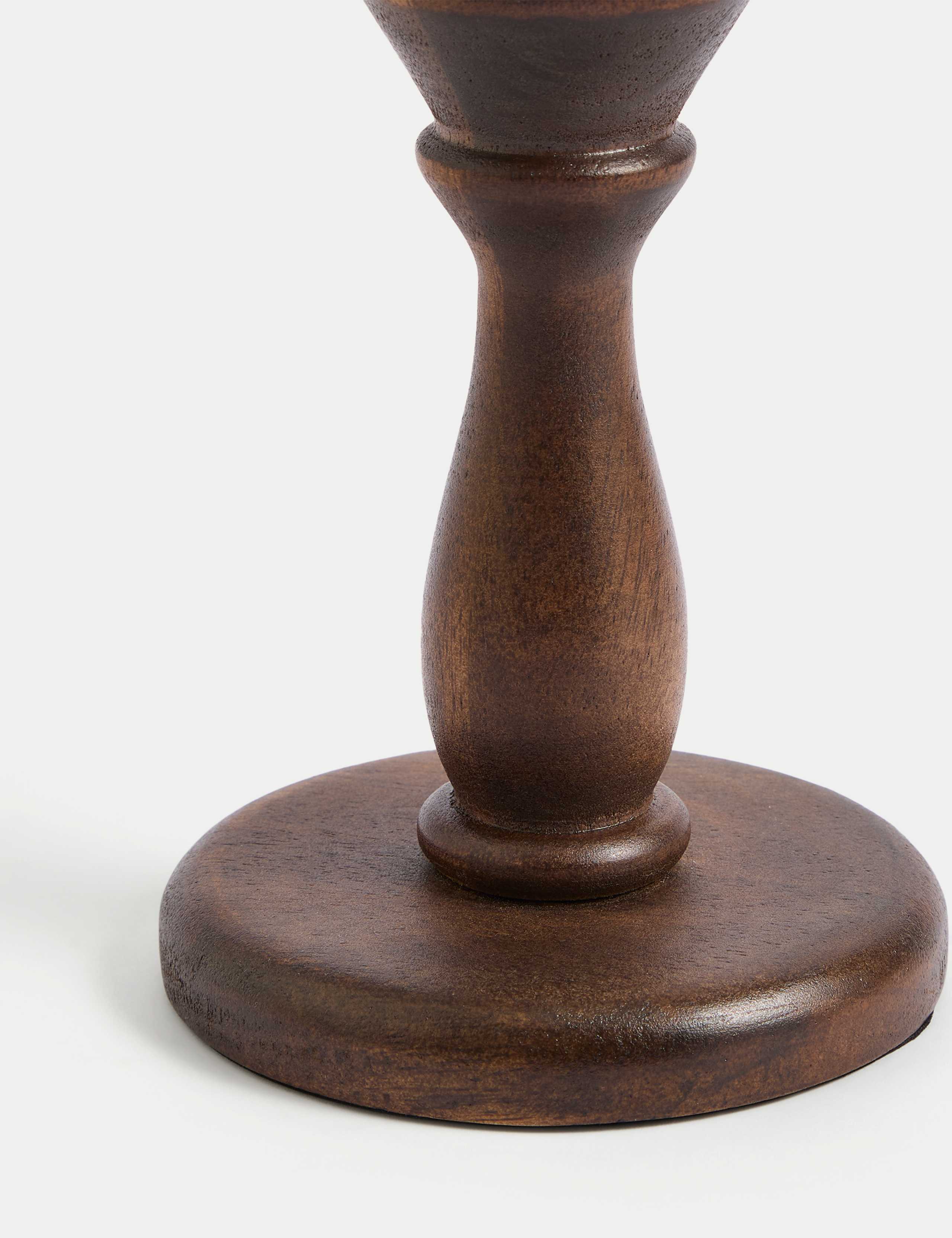 Wooden Dinner Candle & Tealight Holder 4 of 5