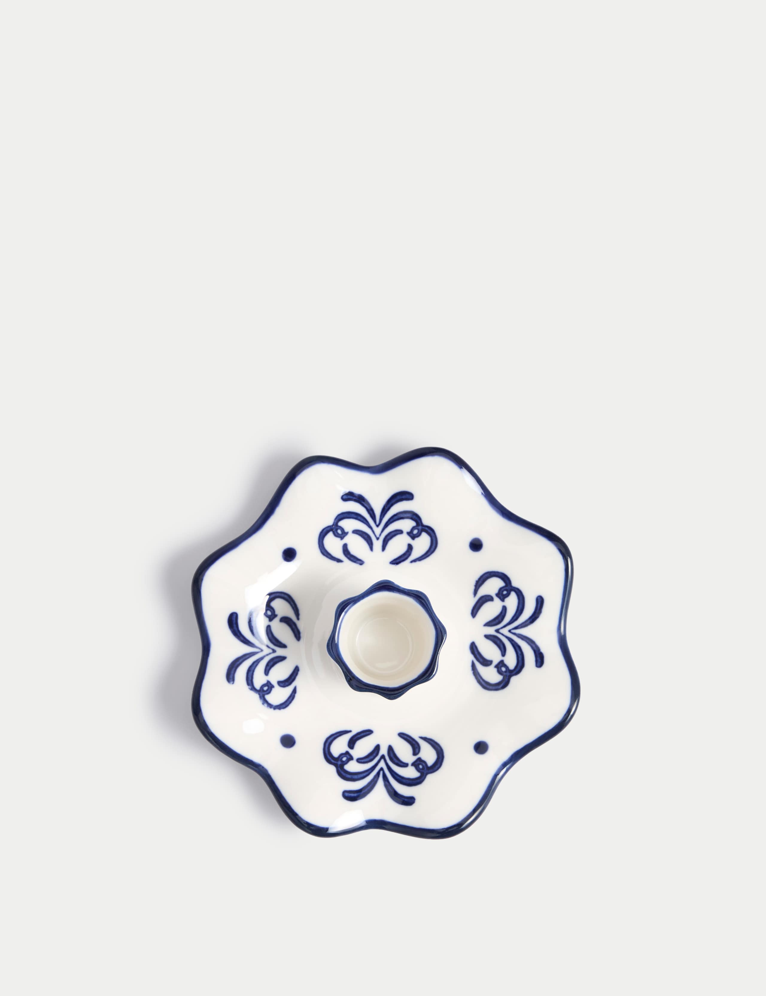 Floral Ceramic Dinner Candle Holder 3 of 6