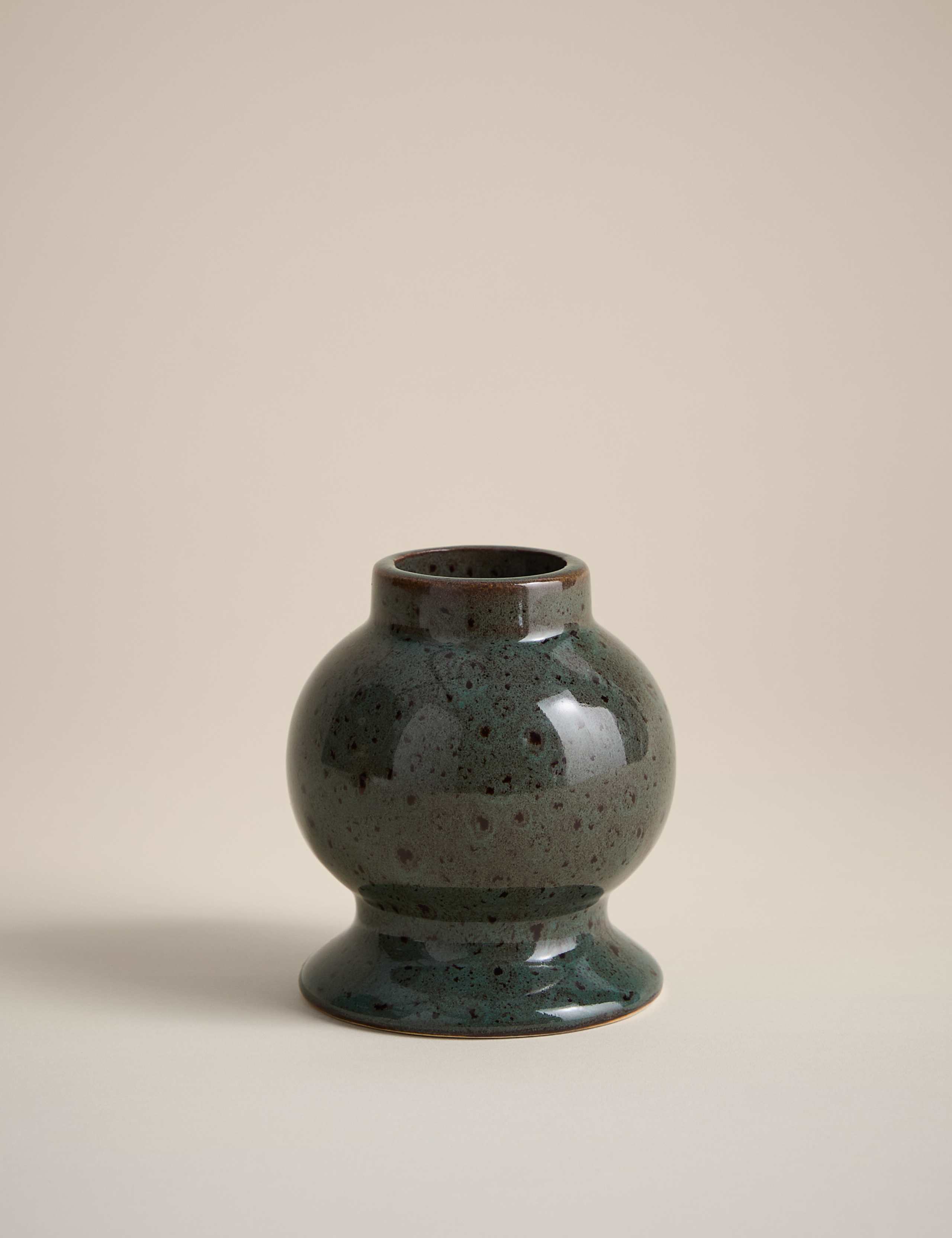 Spot Reactive Glaze Ceramic Candle Holder 2 of 5