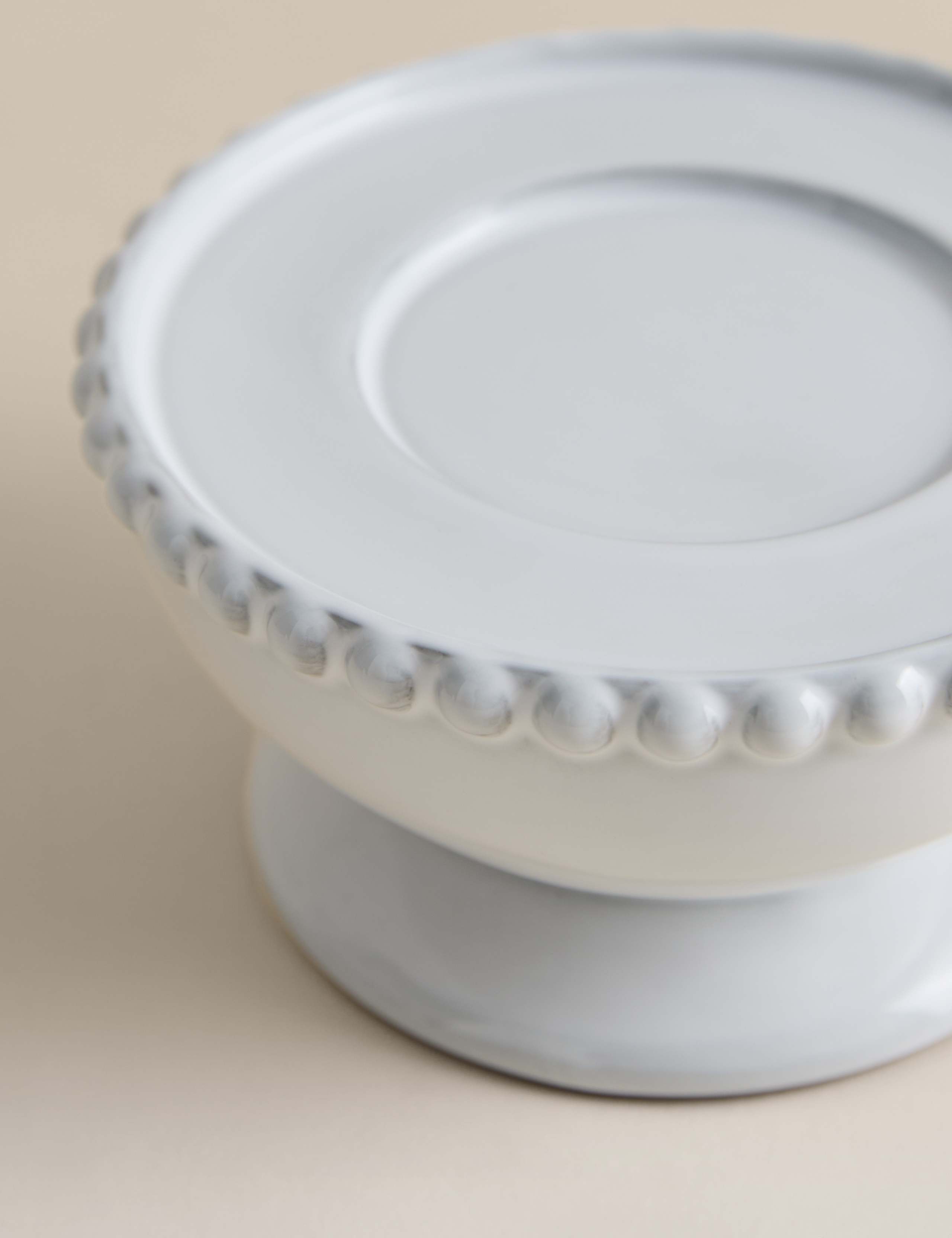 Bead Ceramic Hurricane Candle Holder 3 of 4