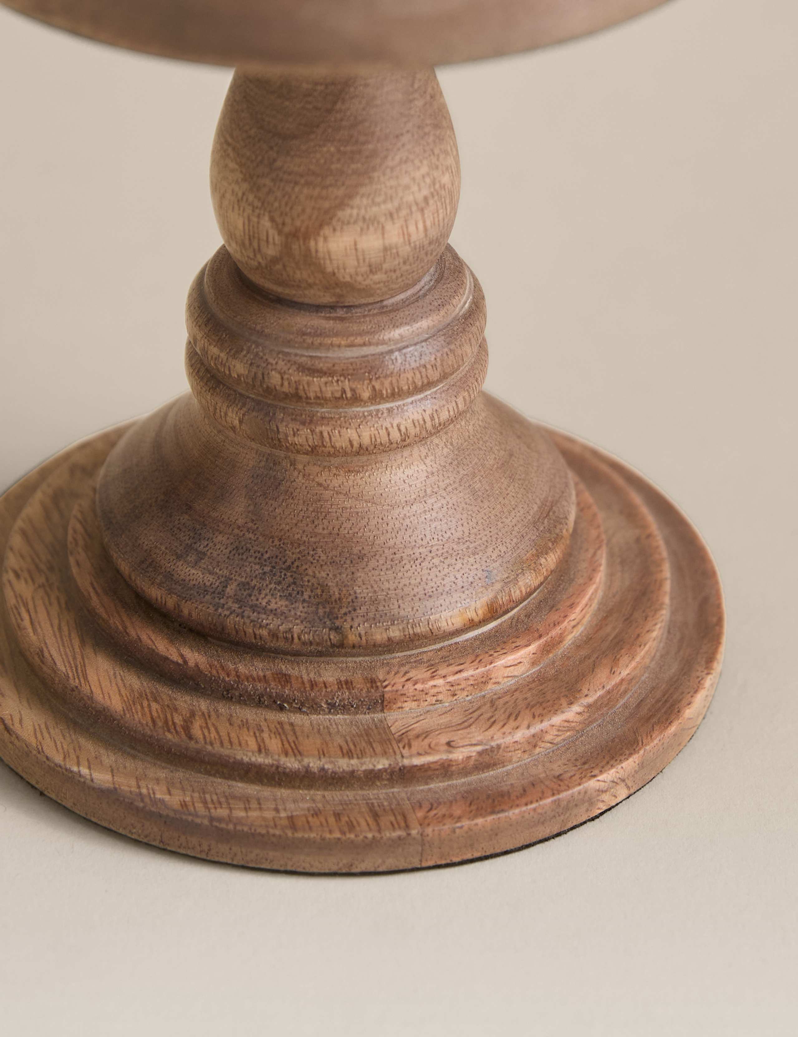Wooden Pillar Candle Holder 4 of 4