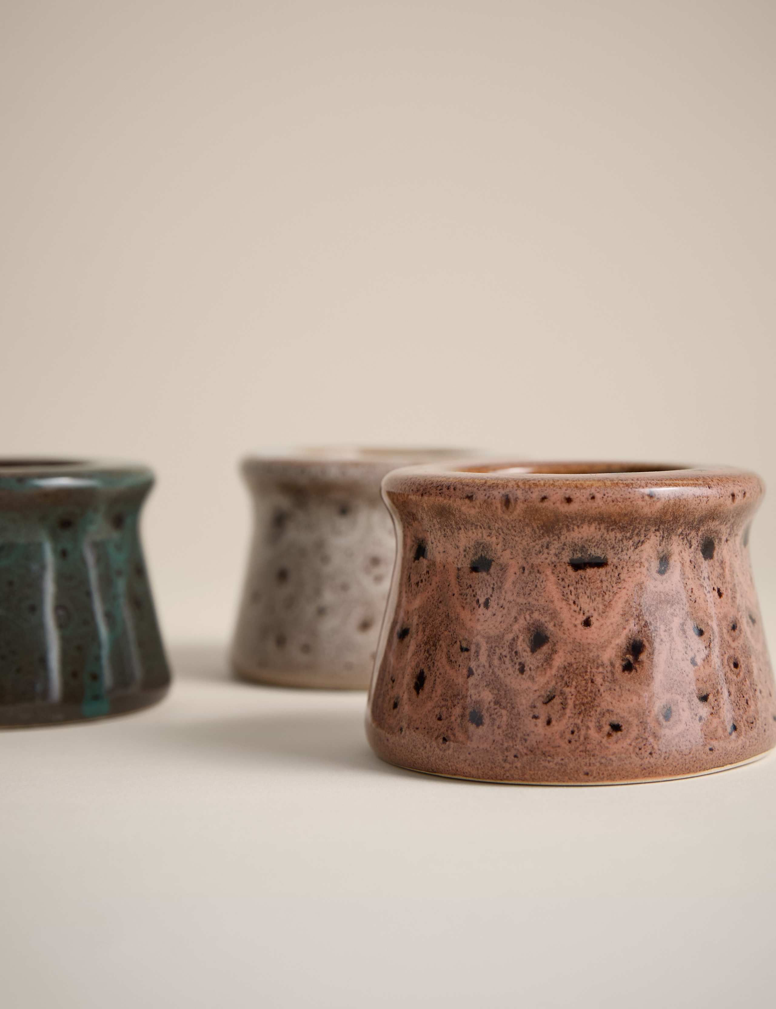 Set of 3 Spot Reactive Tealight Candle Holders 4 of 7