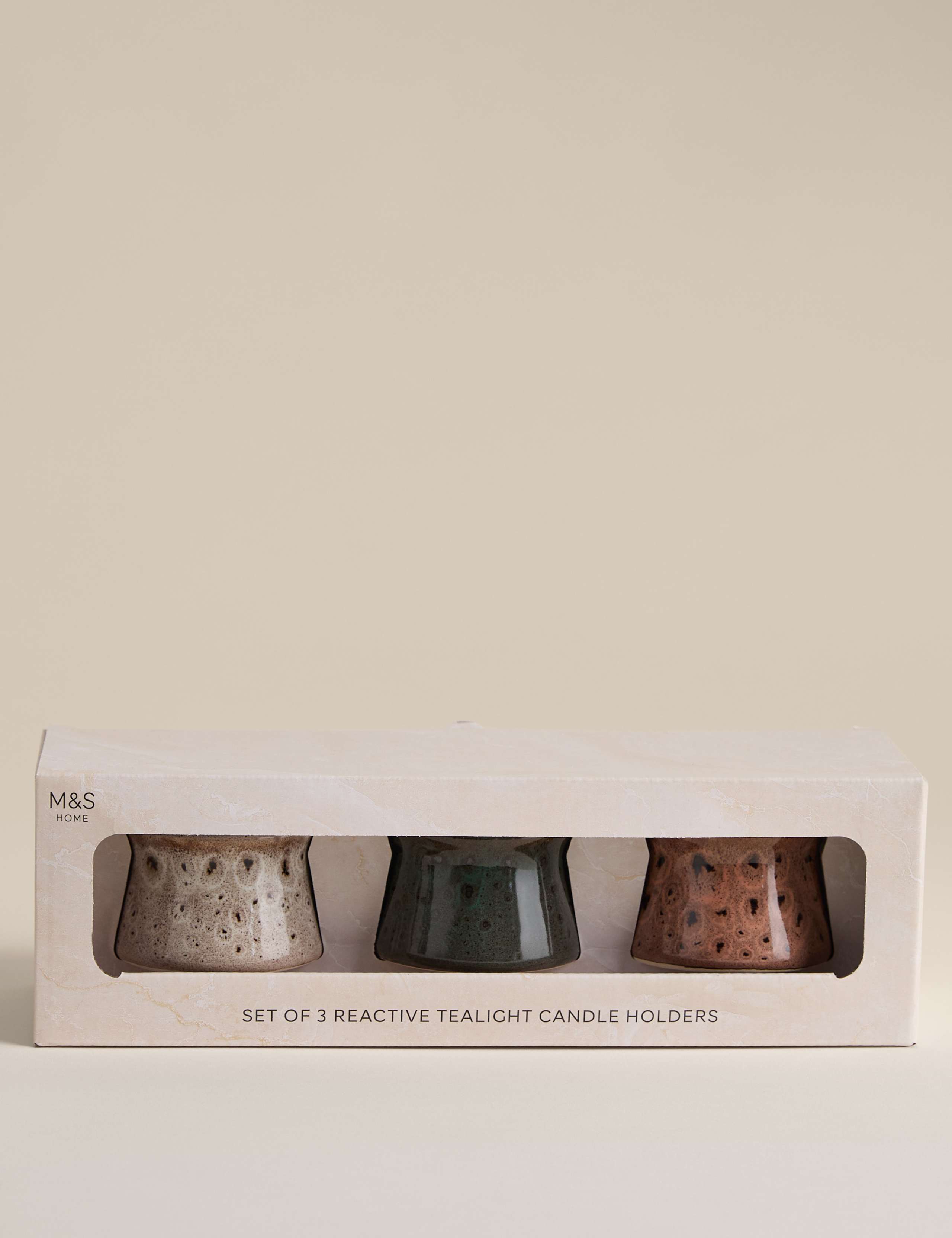 Set of 3 Spot Reactive Tealight Candle Holders 5 of 7