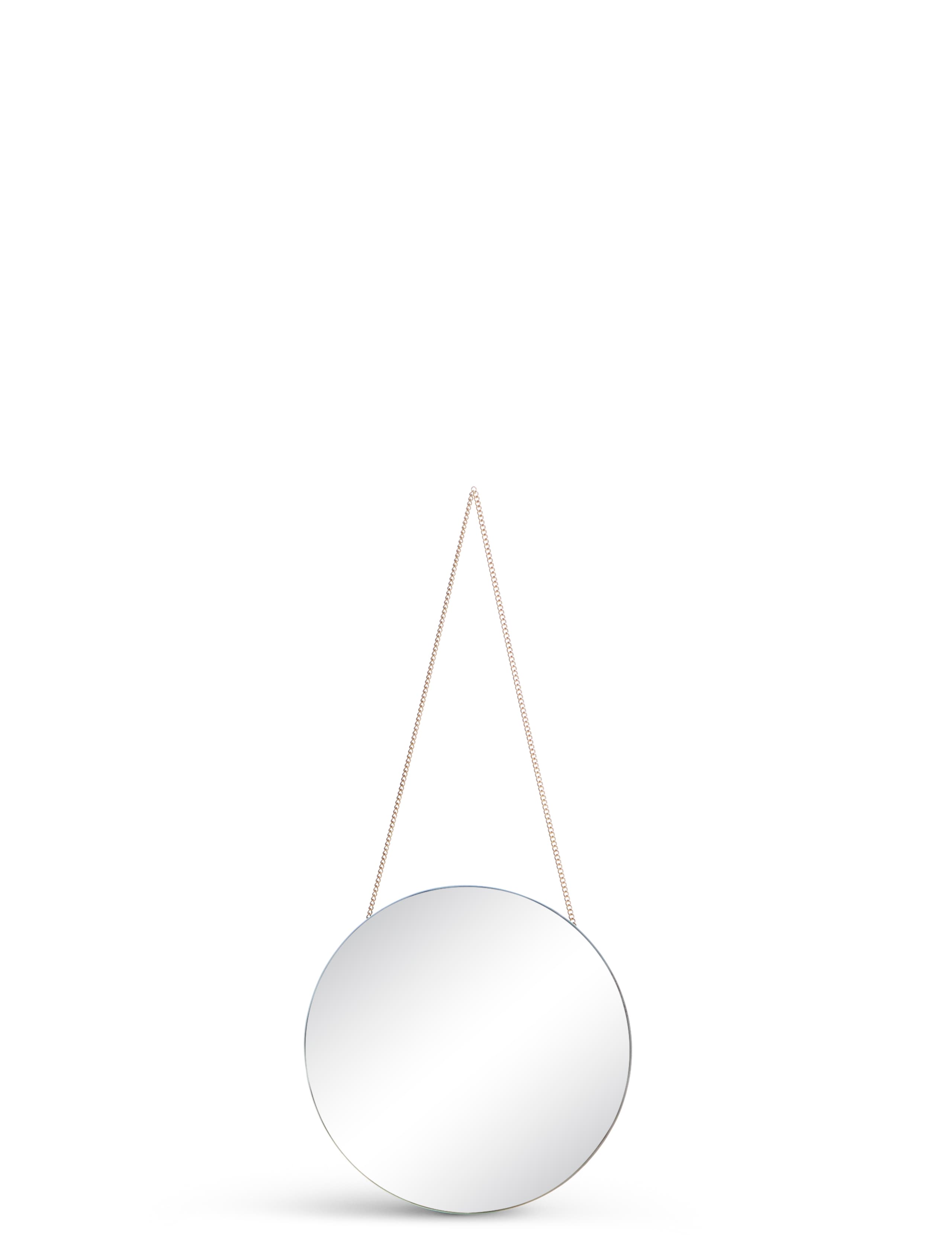 Small Hanging Round Mirror 1 of 2