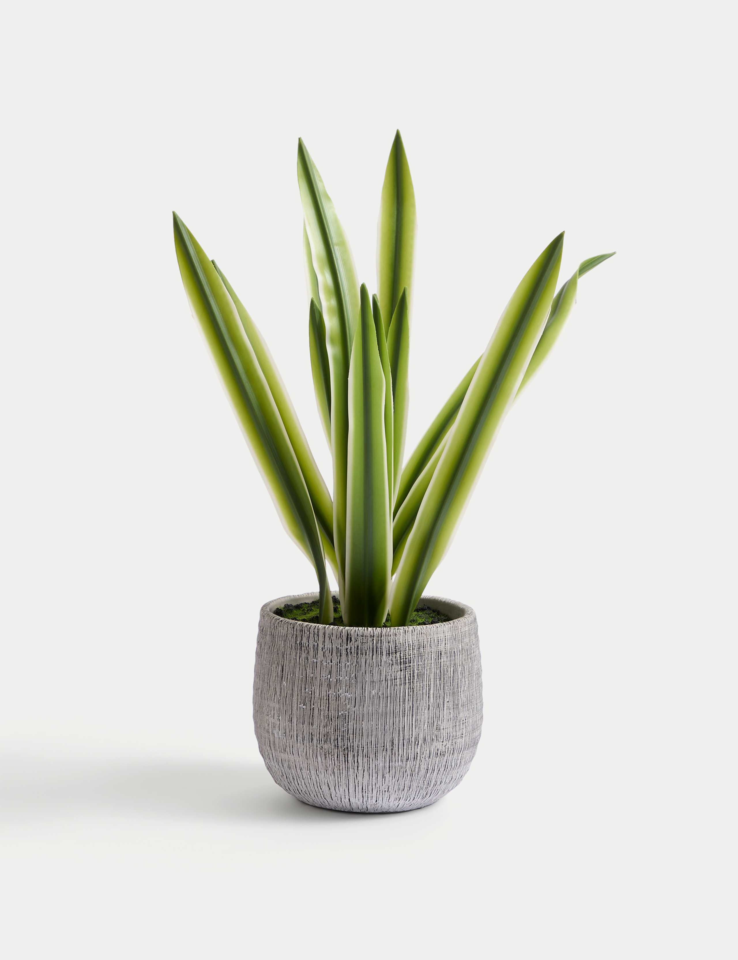 Artificial Natural Lily in Textured Pot 2 of 6