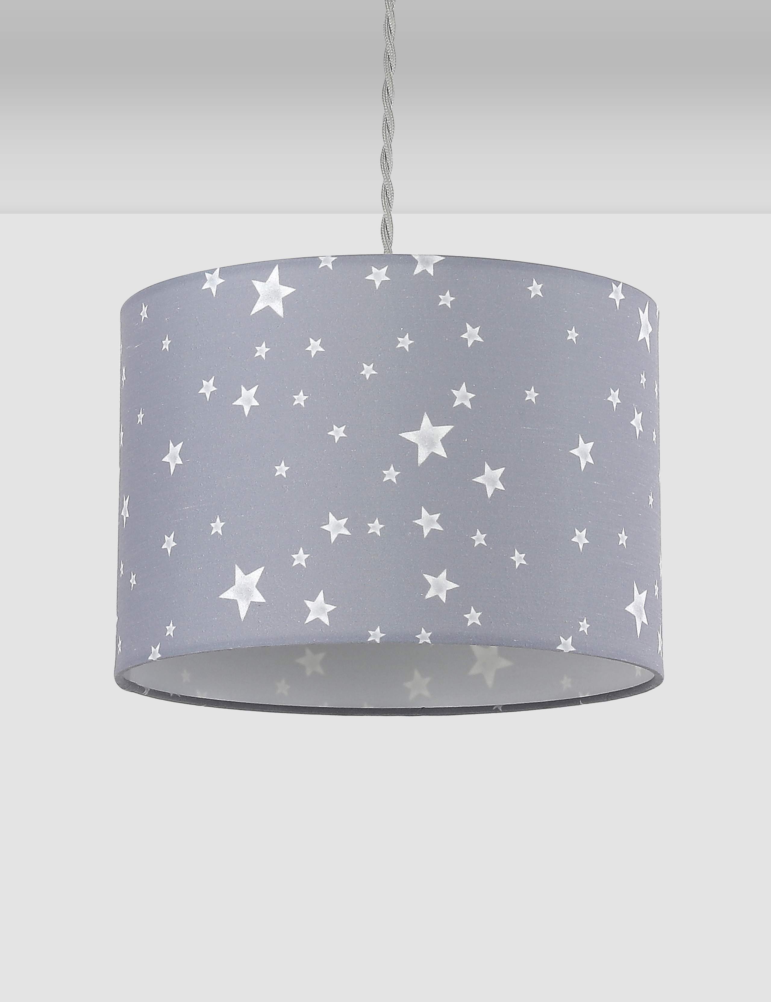 Star Print Ceiling Lamp Shade 1 of 5