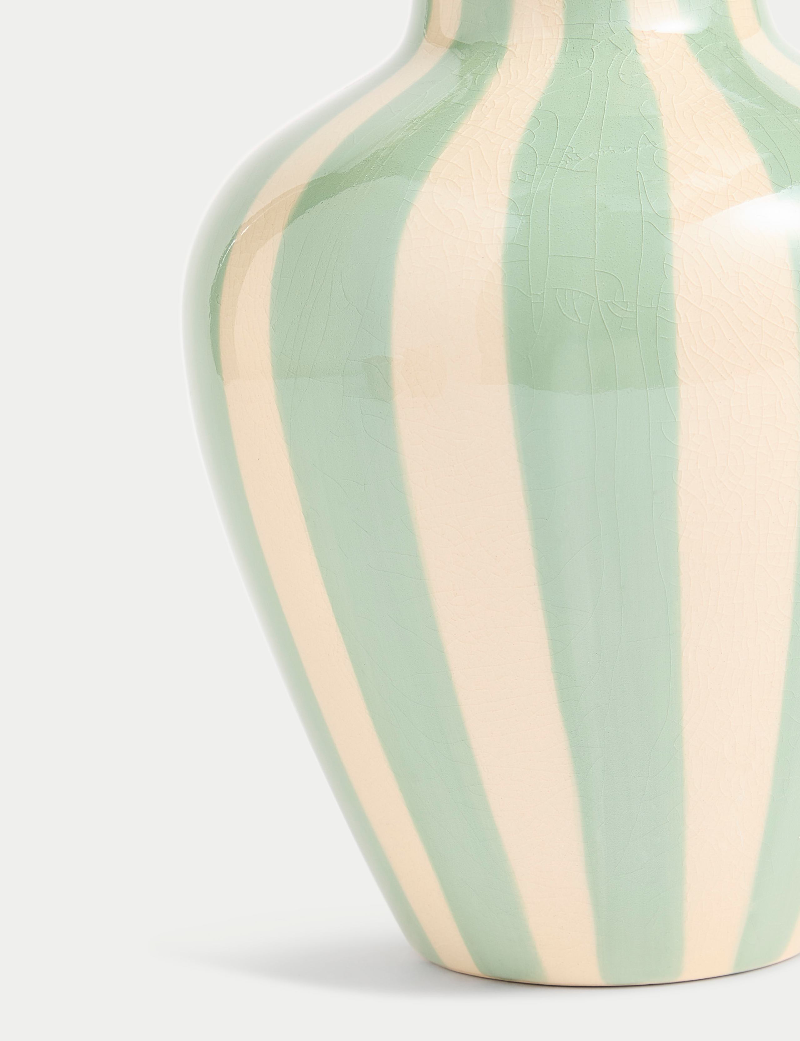 Artificial Large Green Arrangement in Ceramic Jug 2 of 3