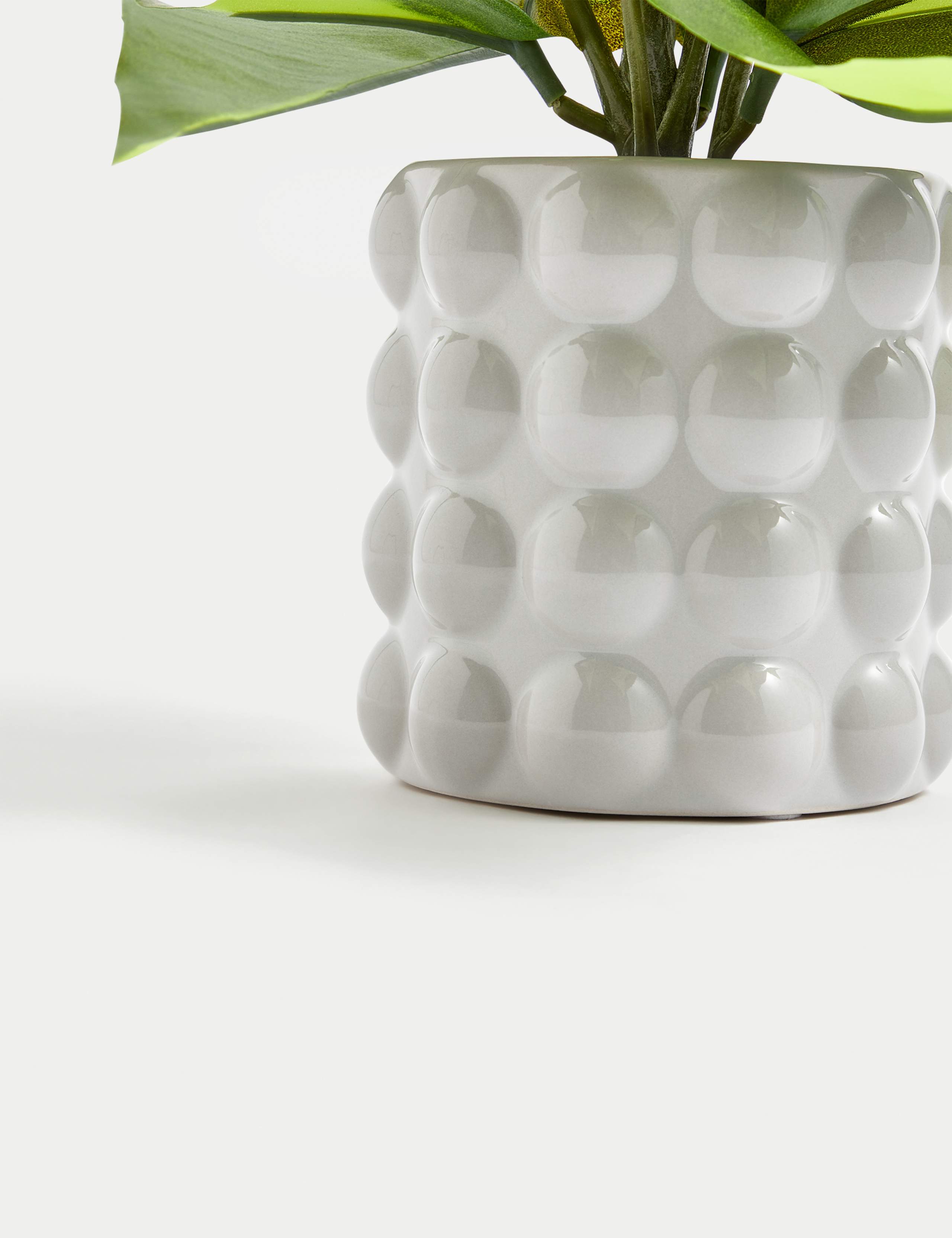 Artificial Philodendron in Ceramic Pot 2 of 3