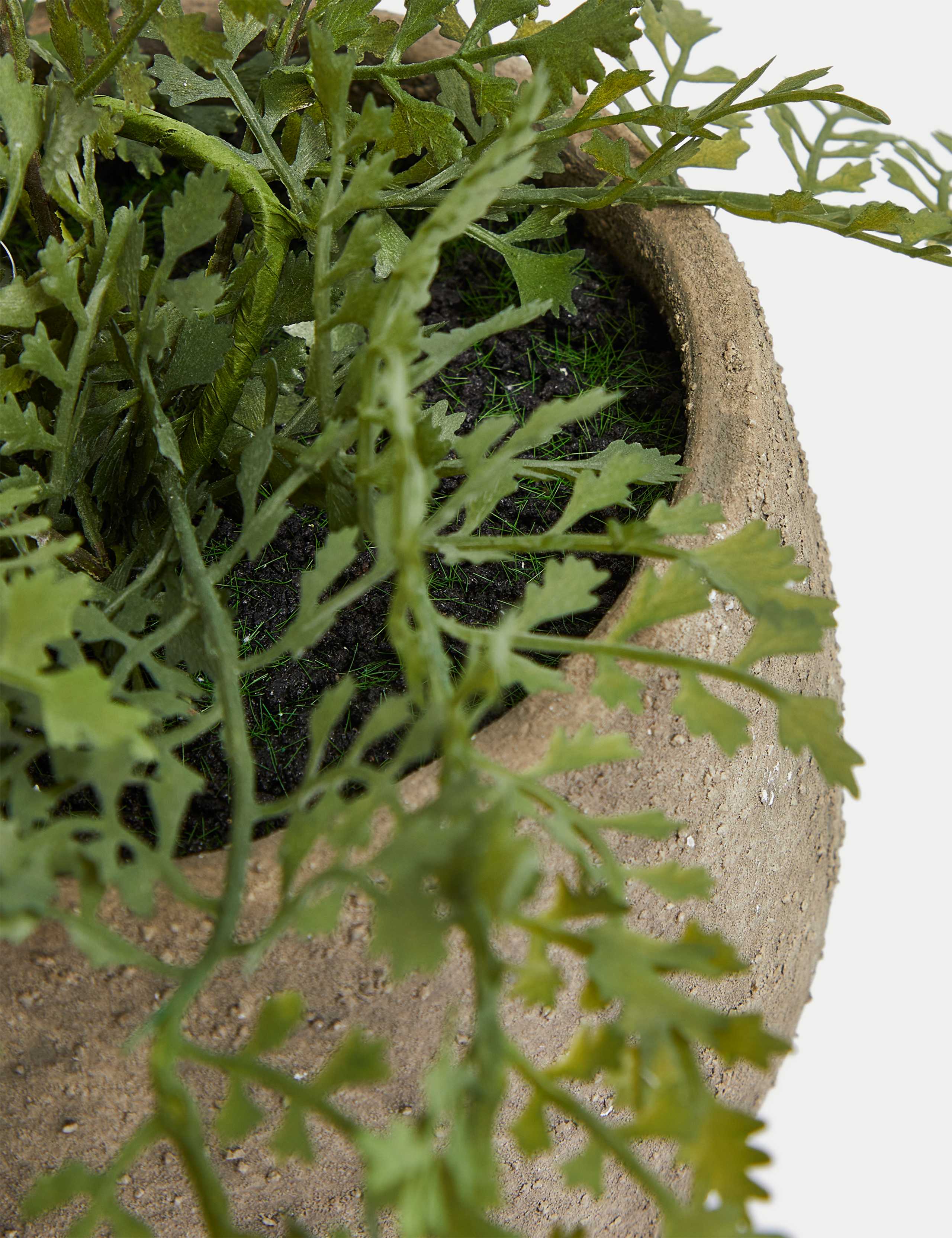 Artificial Trailing Fern House Plant in Pot 2 of 3