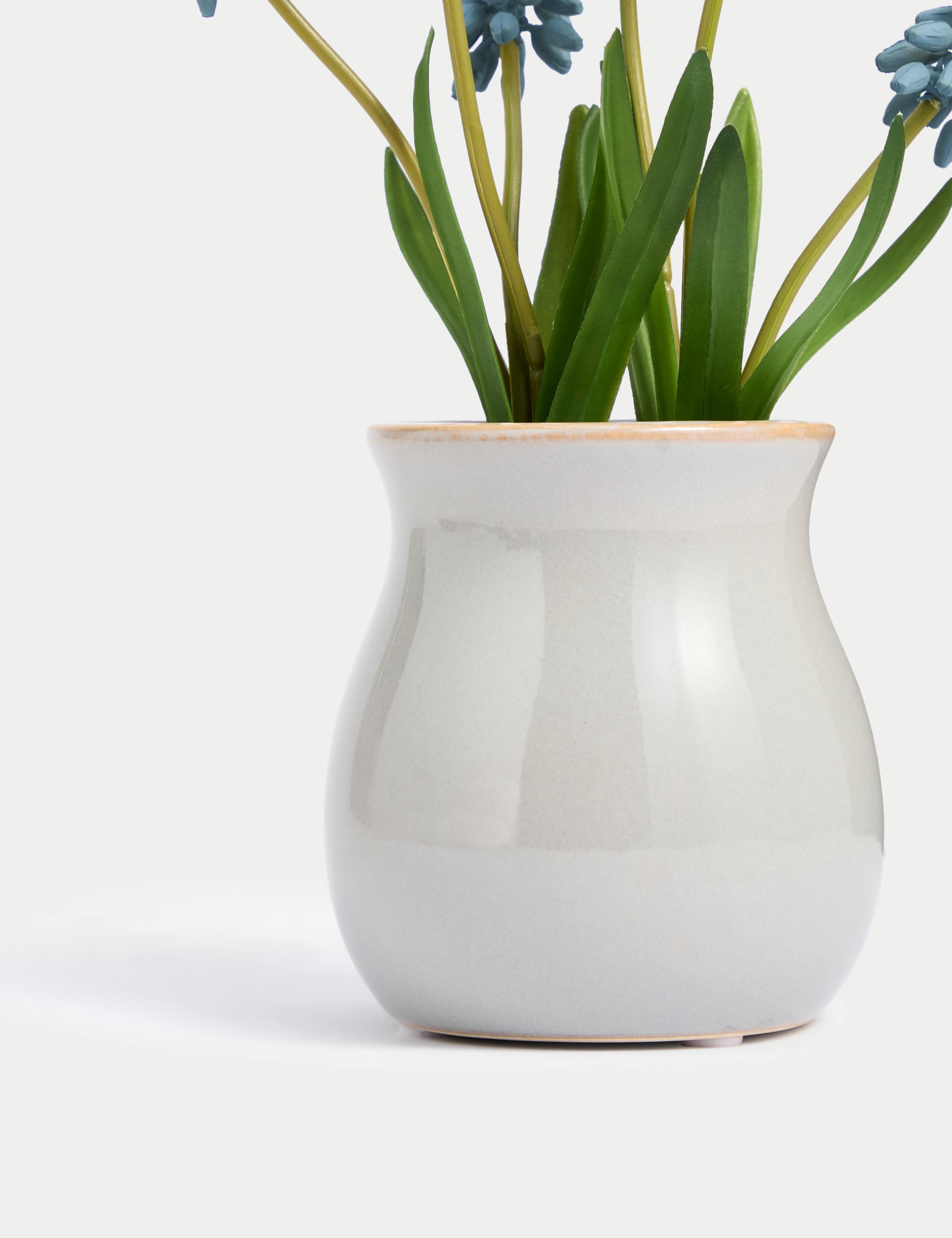Artificial Hyacinth Plant in Ceramic Pot 3 of 3