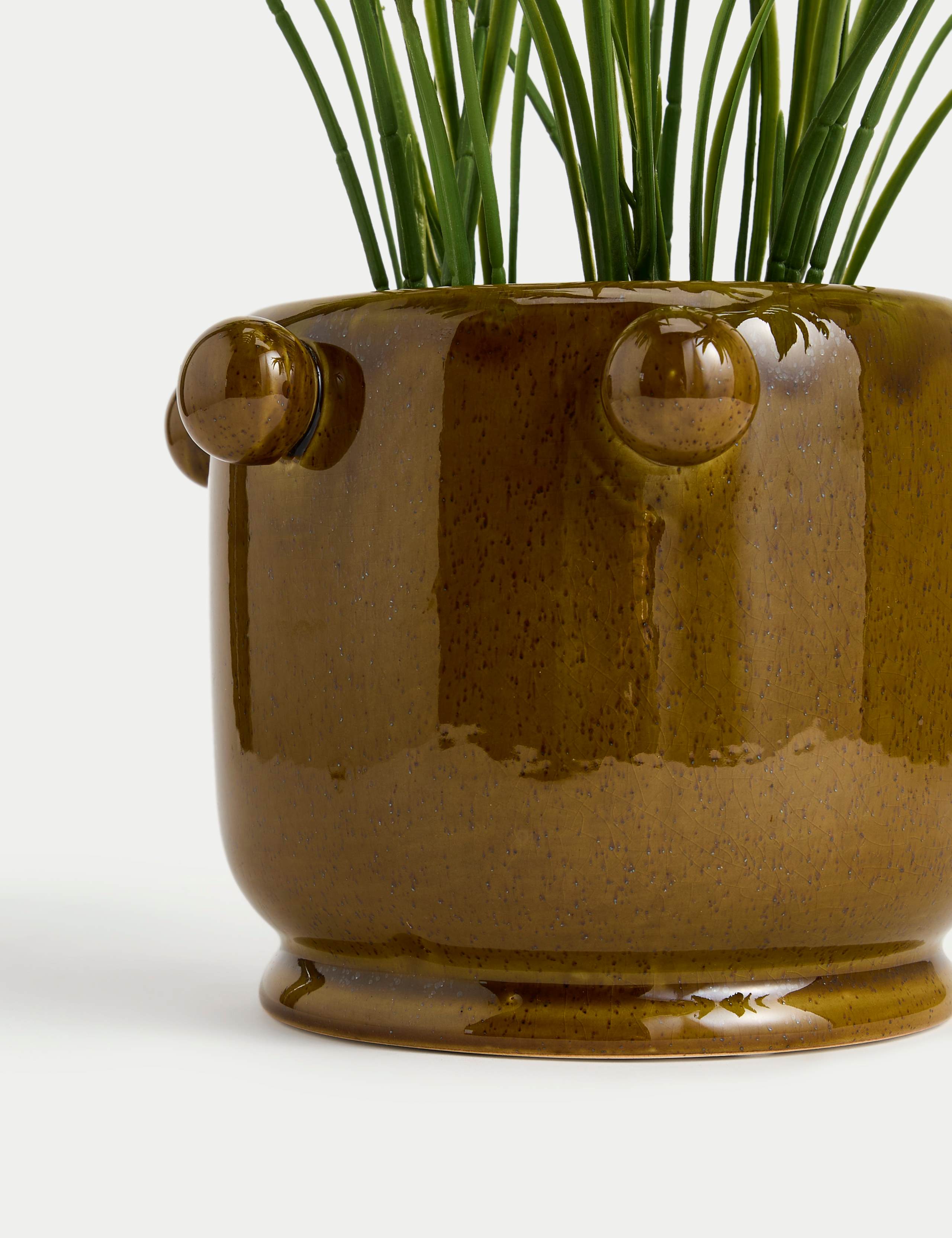Artificial Palm Plant in Ceramic Pot 2 of 3