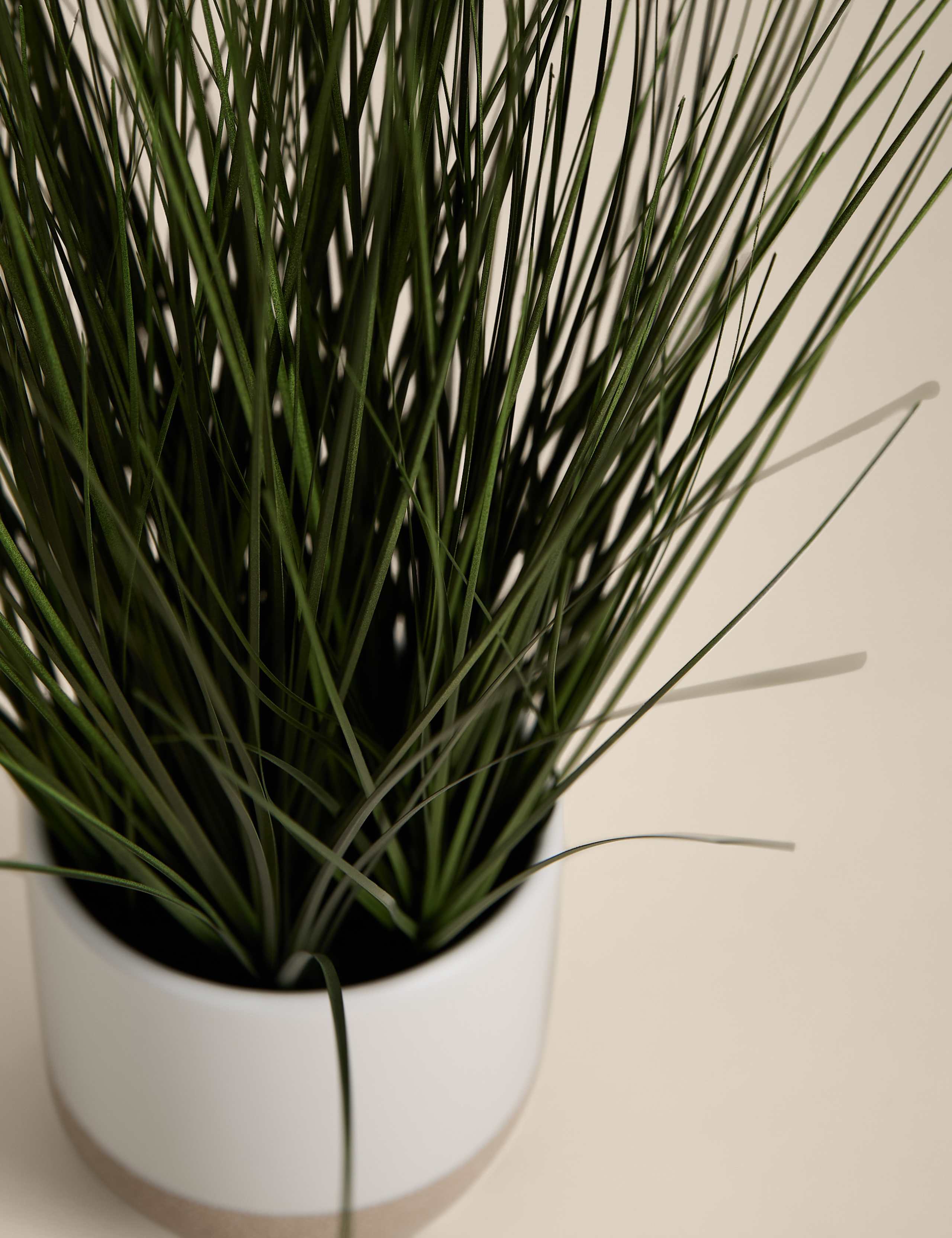 Artificial Grass in Footed Pot 2 of 3