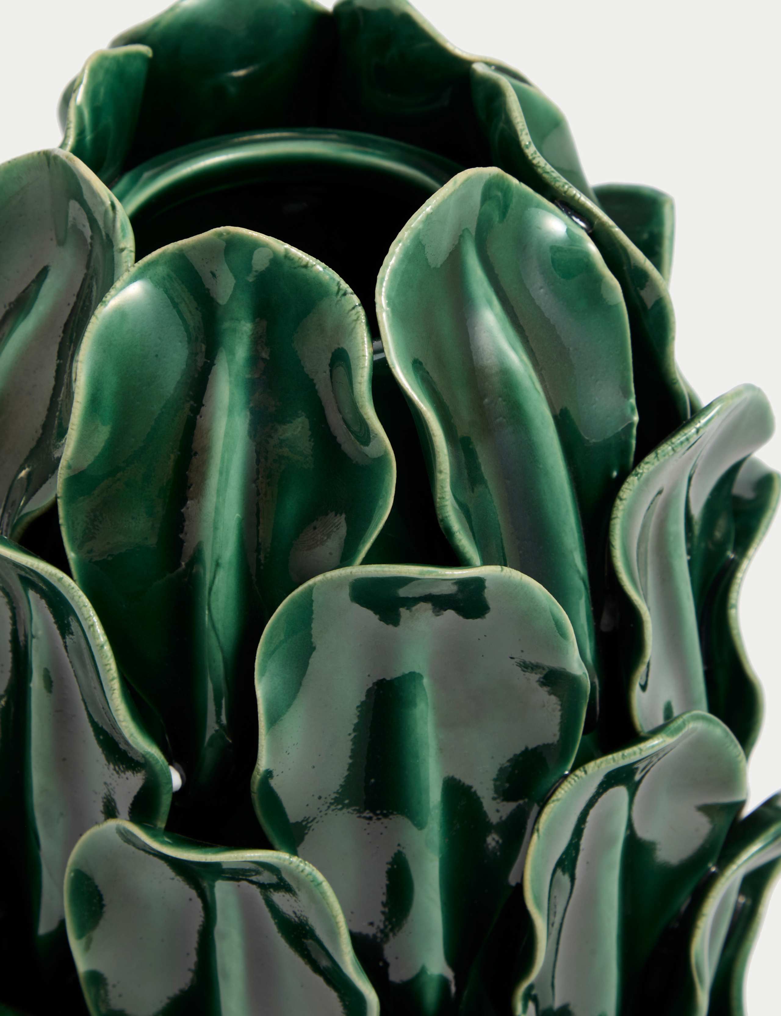 Large Petal Ceramic Vase 3 of 4