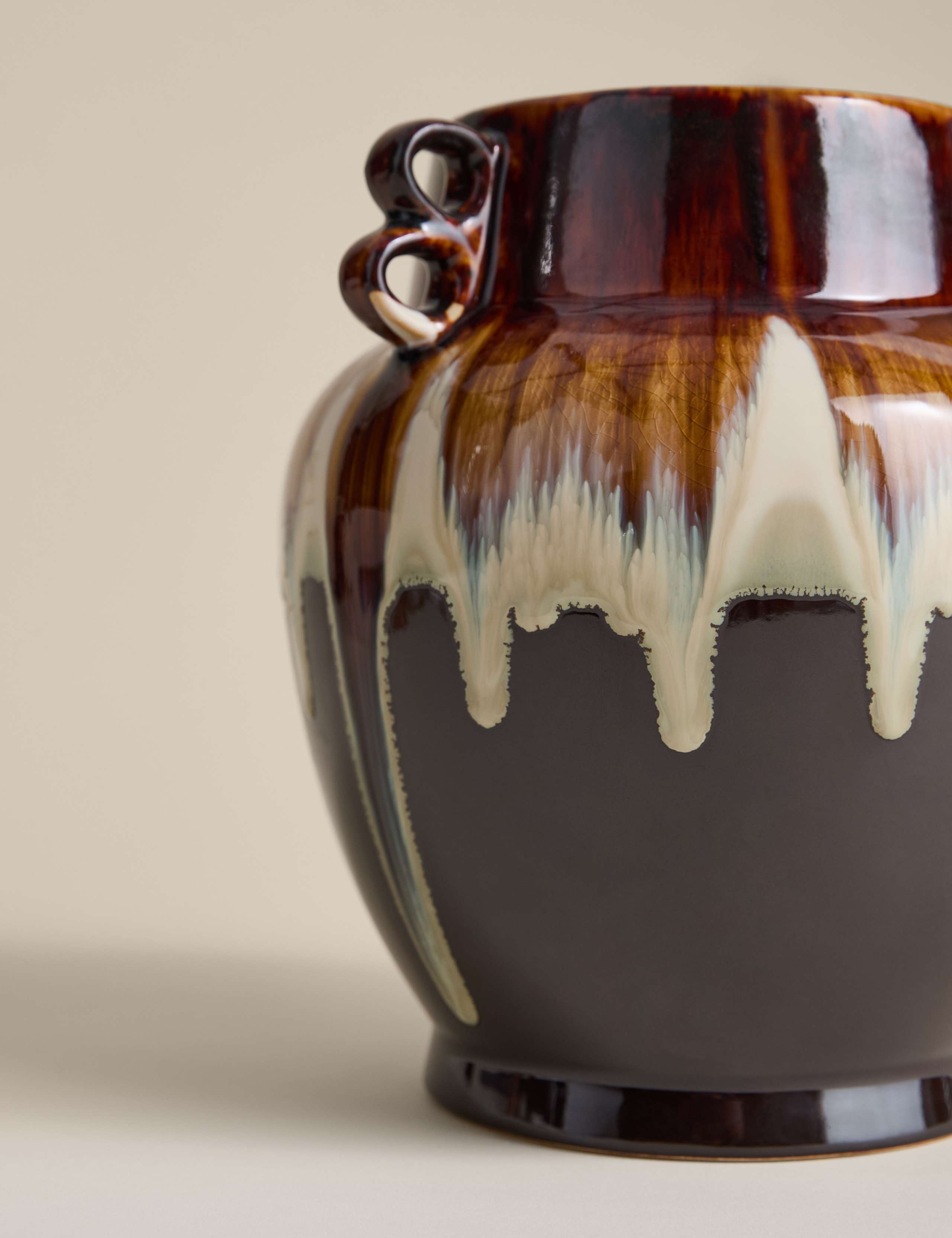 Large Reactive Glaze Ceramic Vase 3 of 4