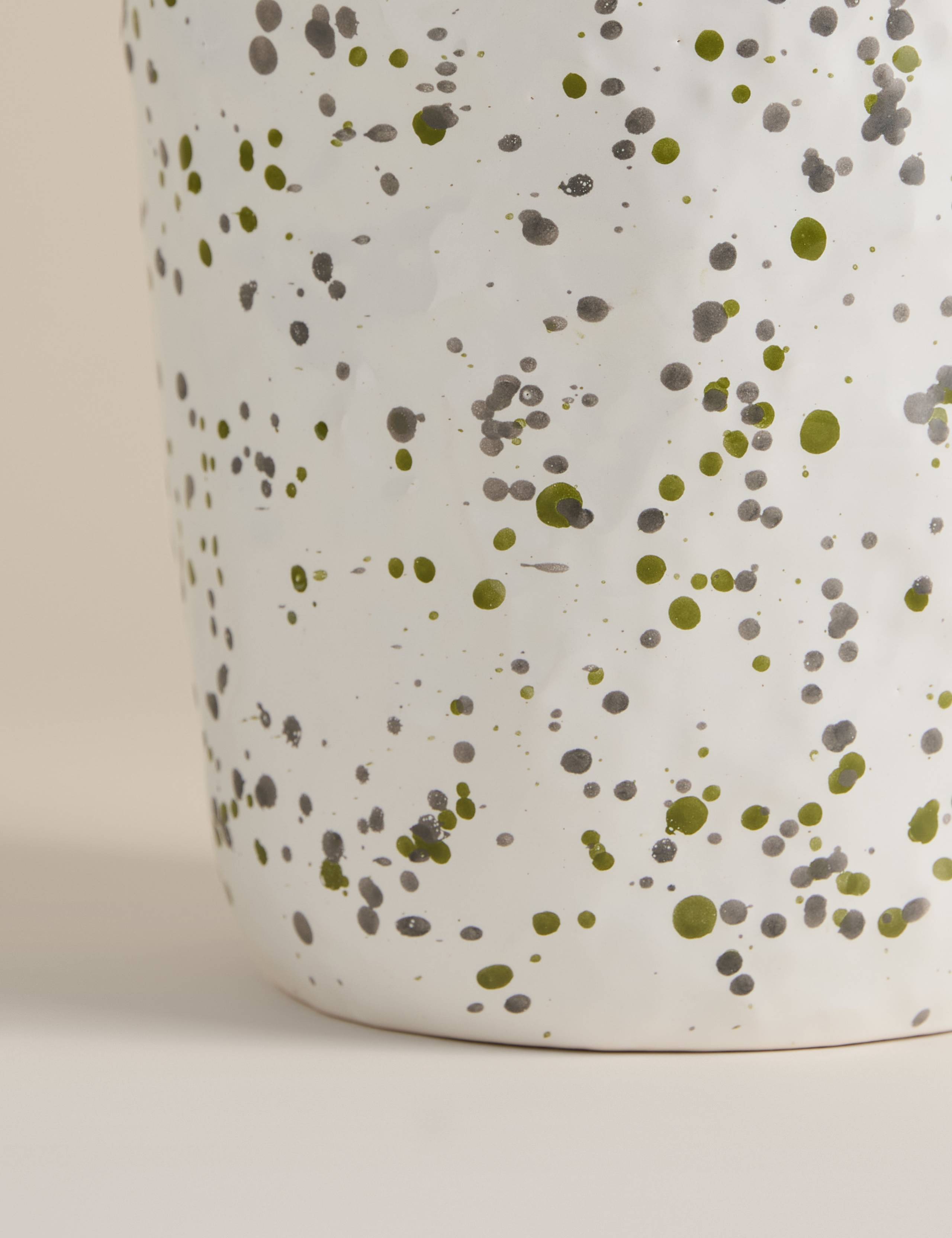 Large Splatter Ceramic Vase 3 of 3