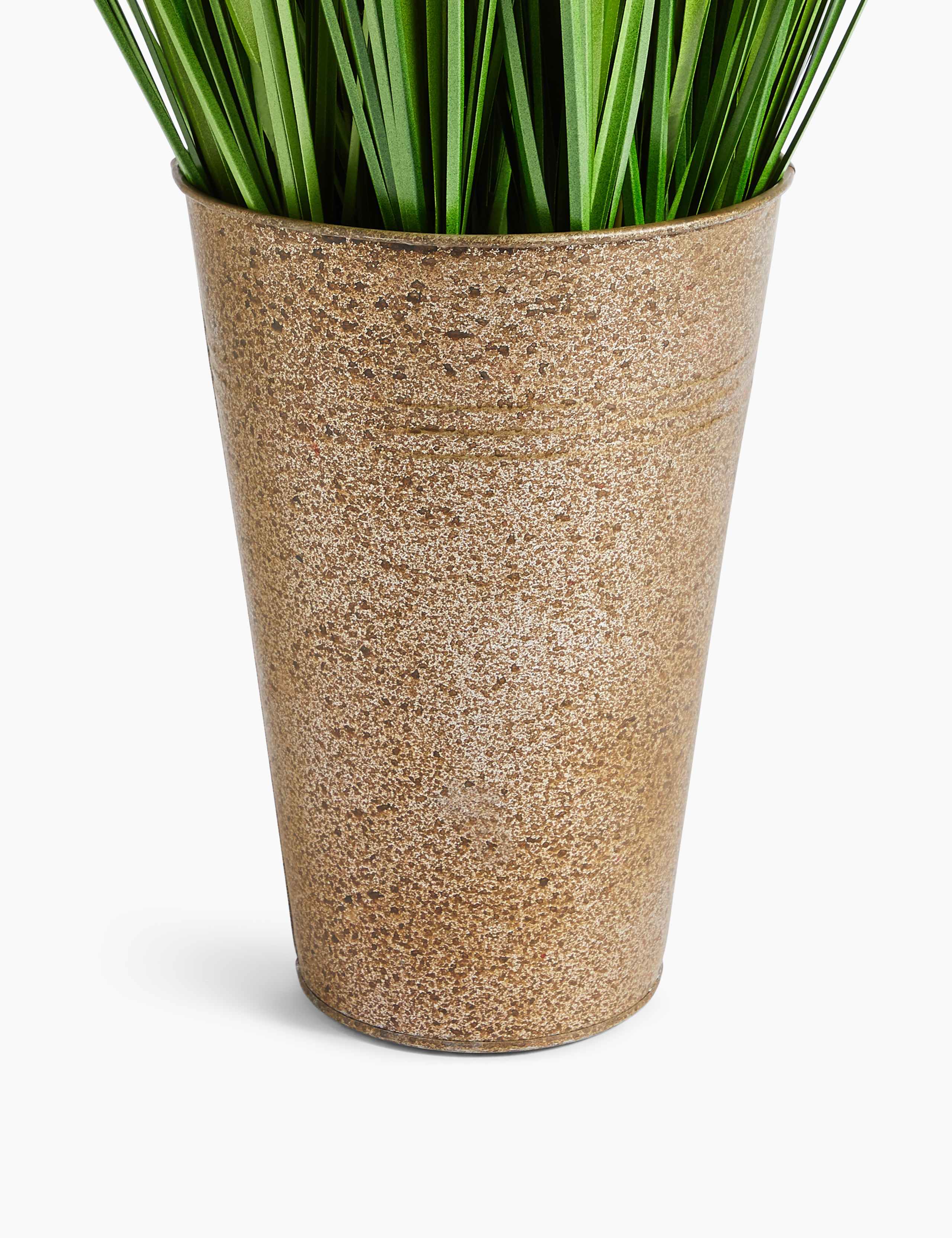 Artificial Tall Grass with White Flowers 3 of 3