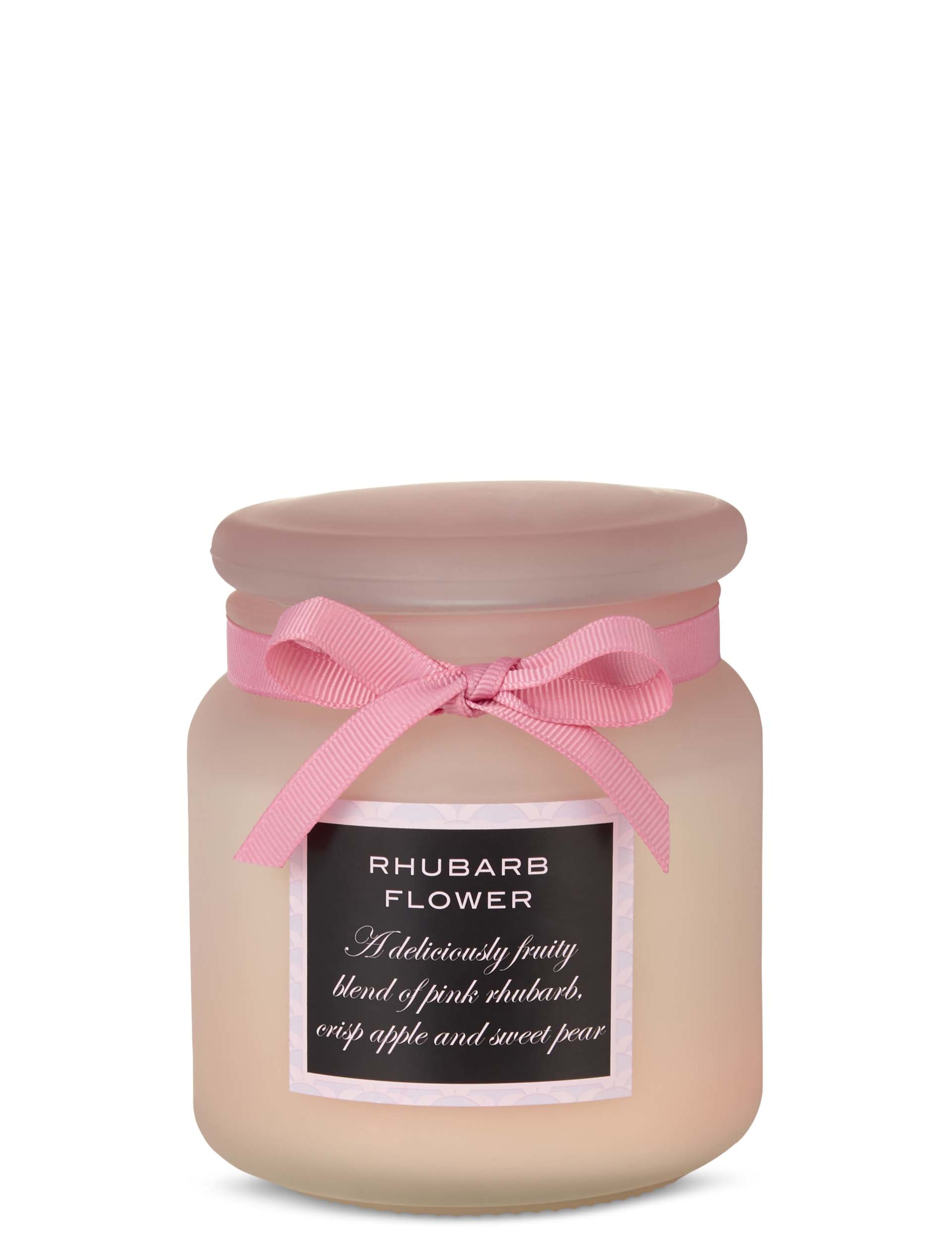 Rhubarb Flower Large Jar Candle 1 of 2