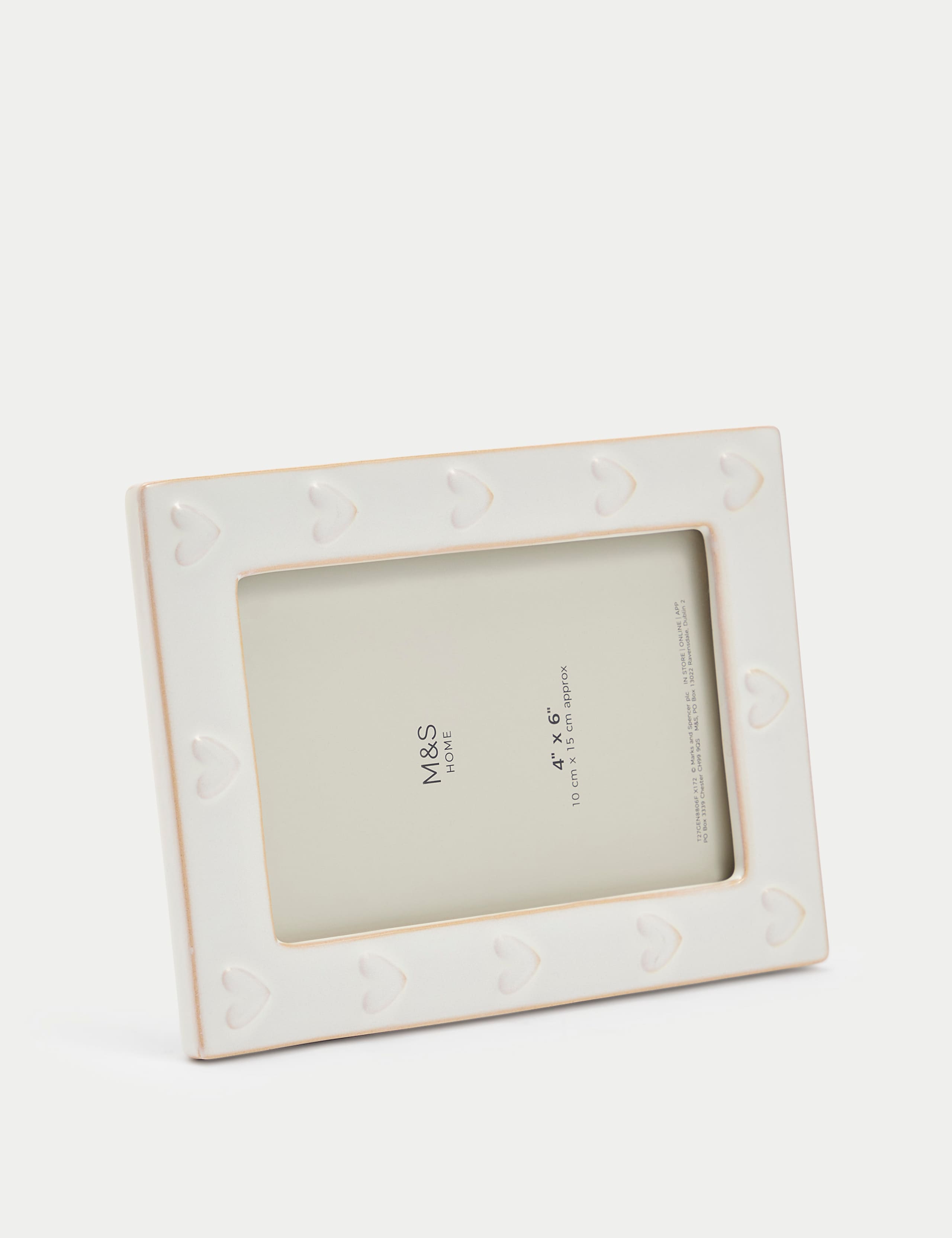 Ceramic Heart Photo Frame 4x6 Inch 4 of 4