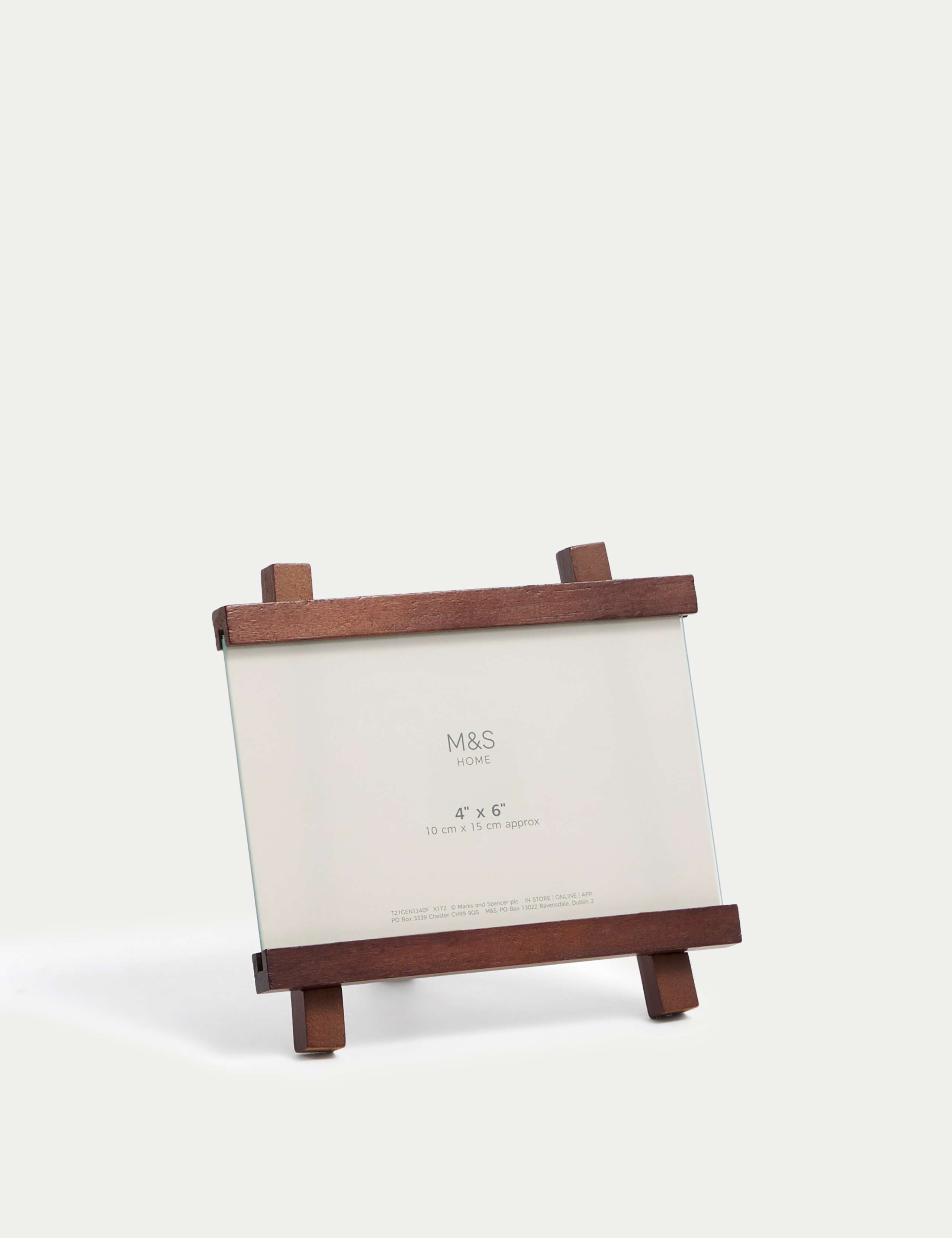 Wood Easel Photo Frame 4x6 inch 1 of 3