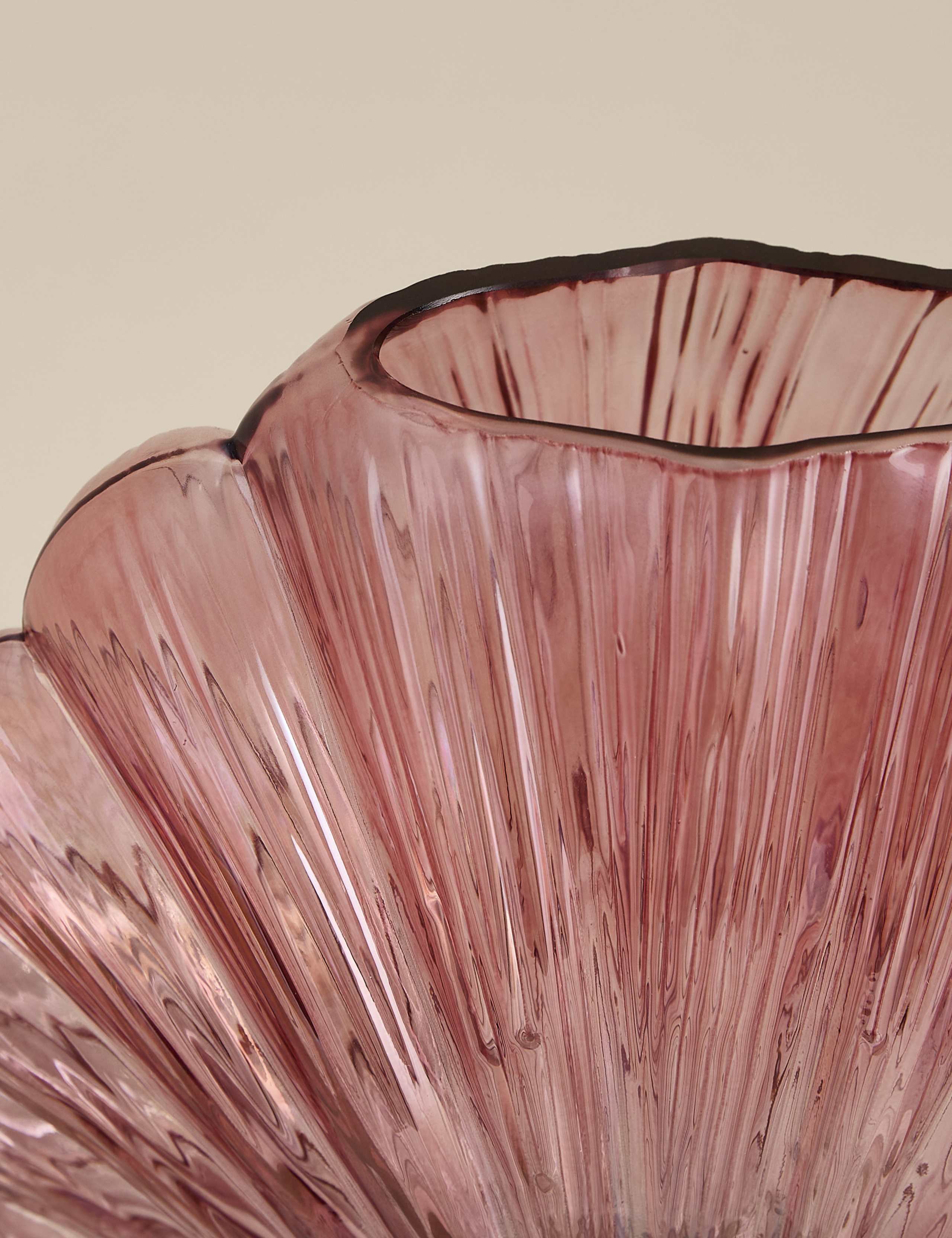Medium Shell Glass Vase 2 of 3