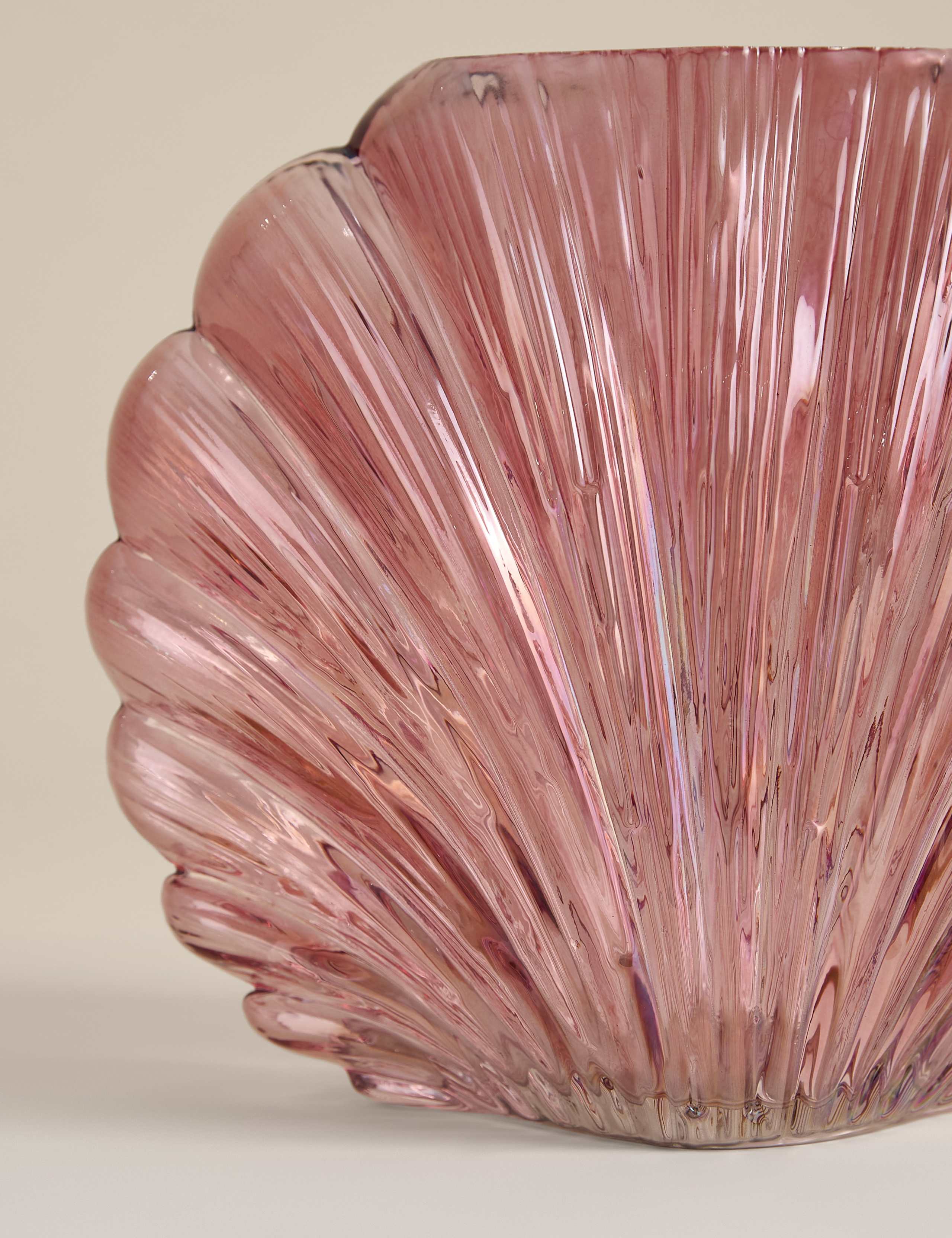 Medium Shell Glass Vase 3 of 3