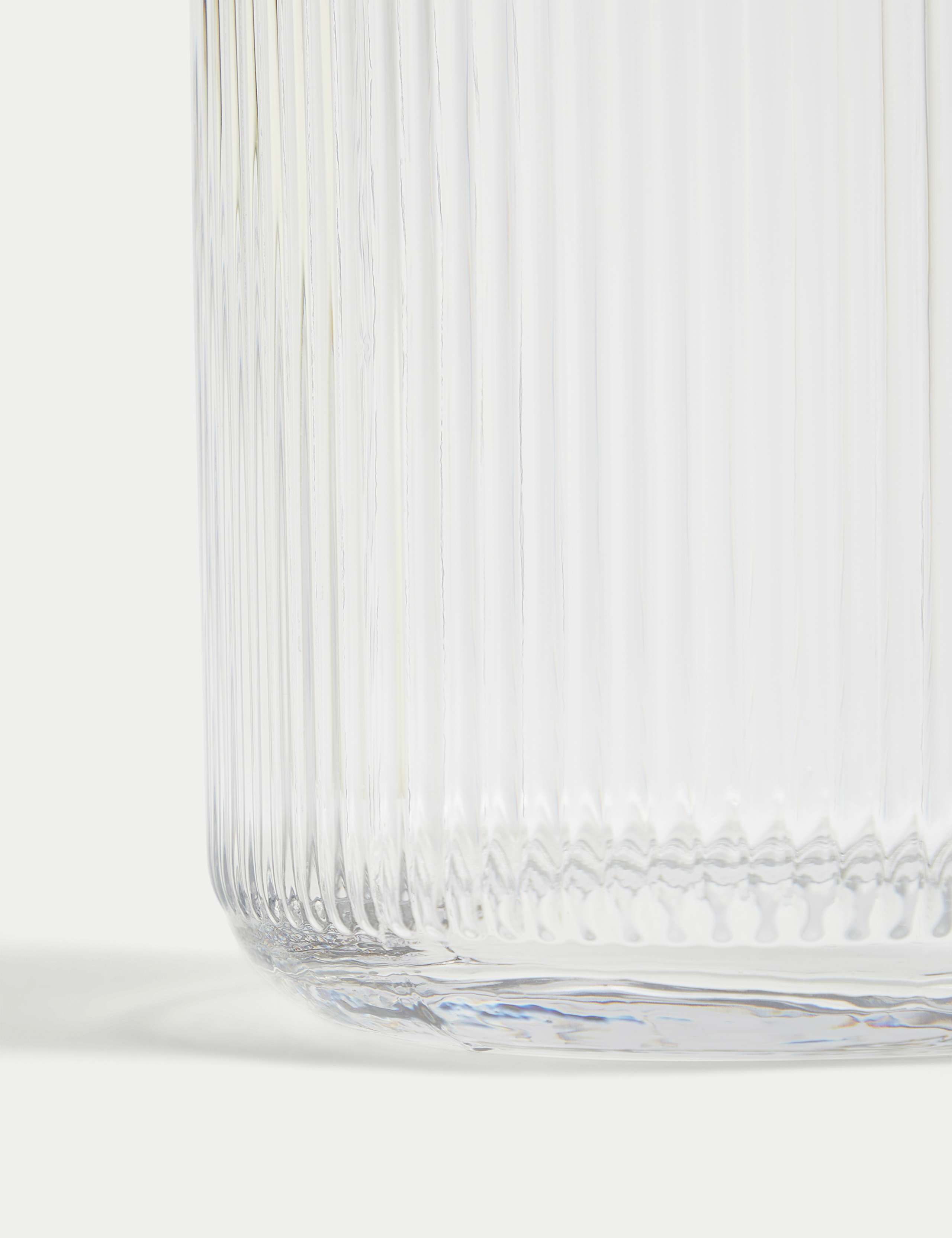 Glass Ribbed Vase 4 of 4
