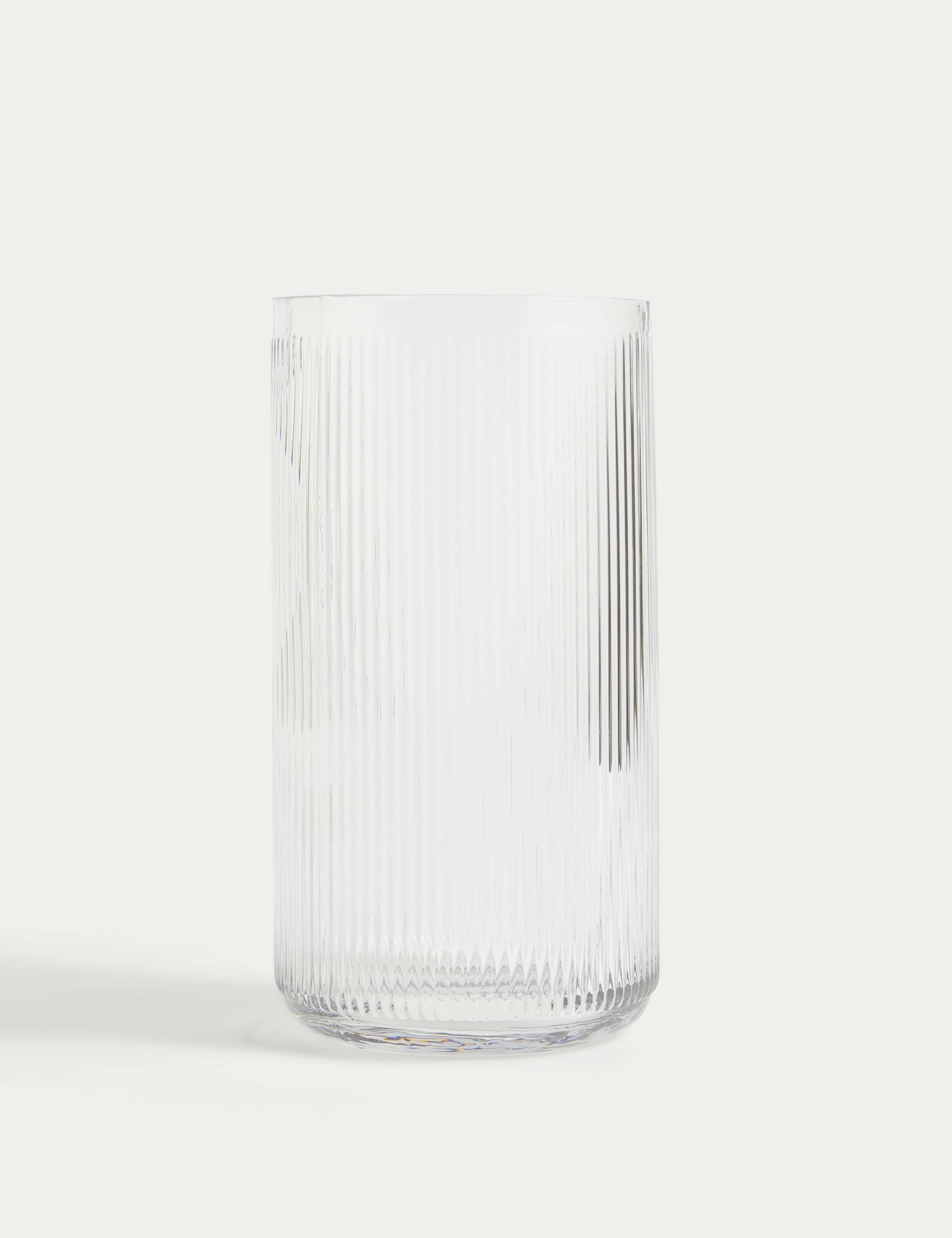 Glass Ribbed Vase 2 of 4