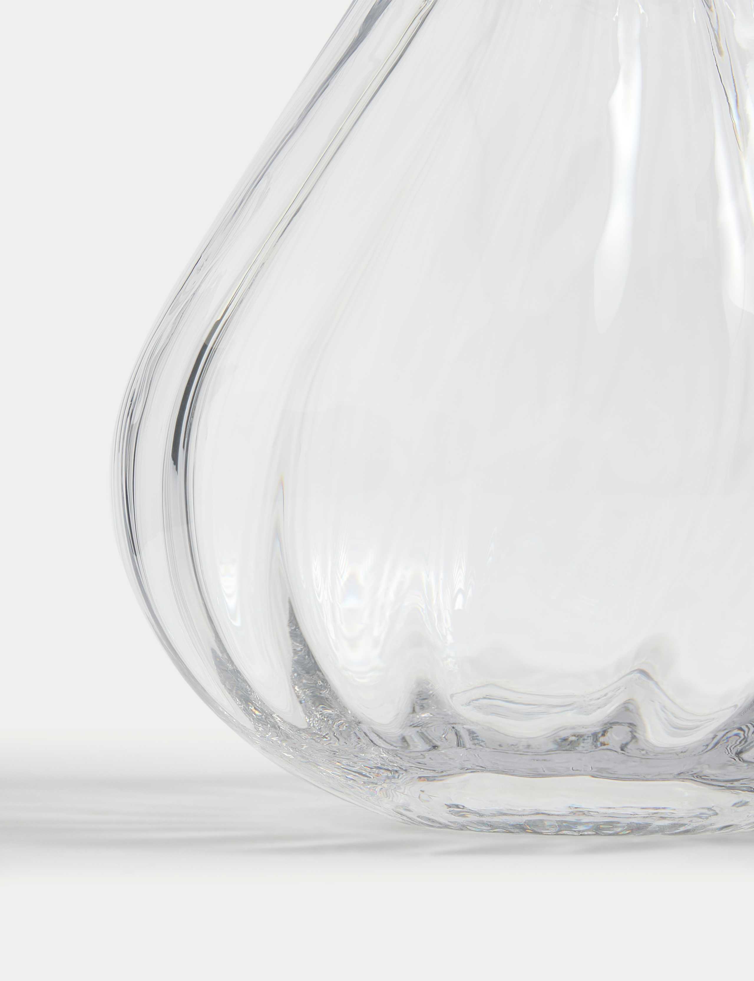 Fluted Glass Bouquet Vase 4 of 4