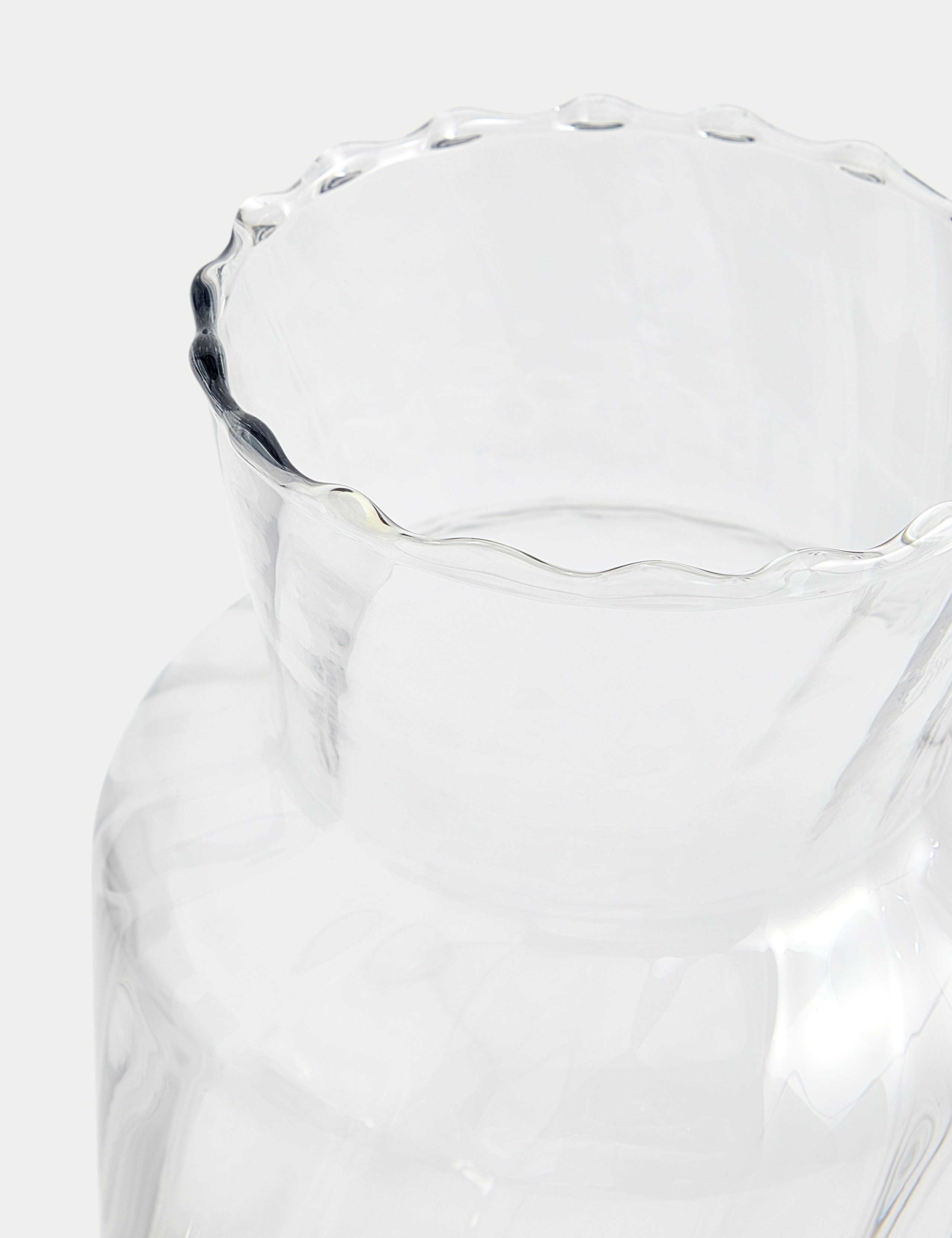 Swirl Ridged Glass Vase 3 of 4