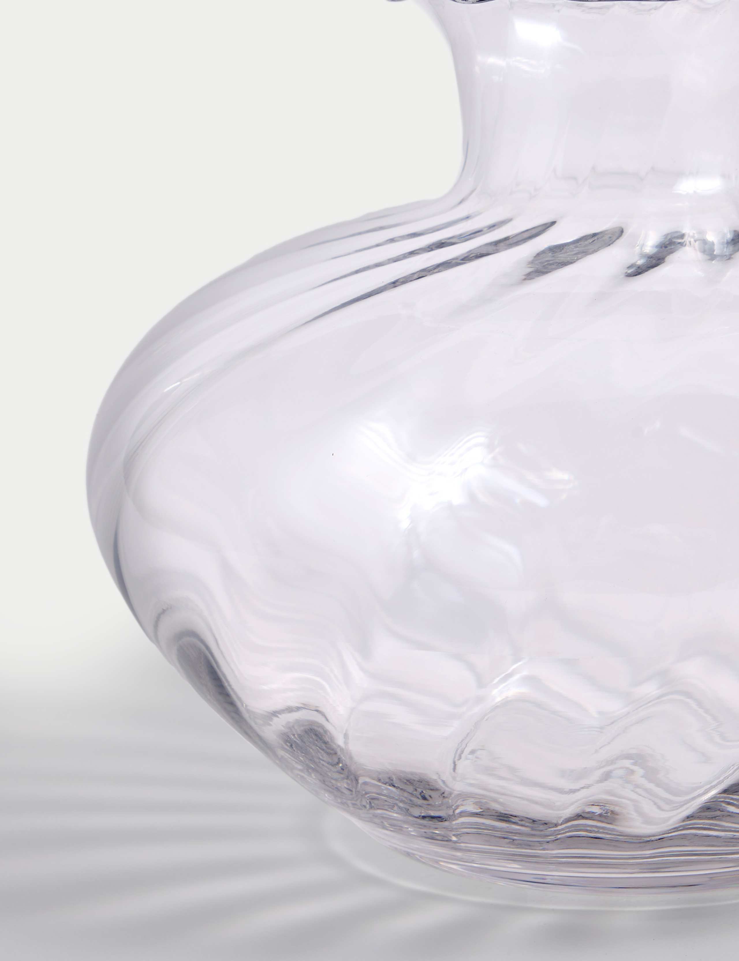 Medium Textured Scallop Glass Vase 2 of 3