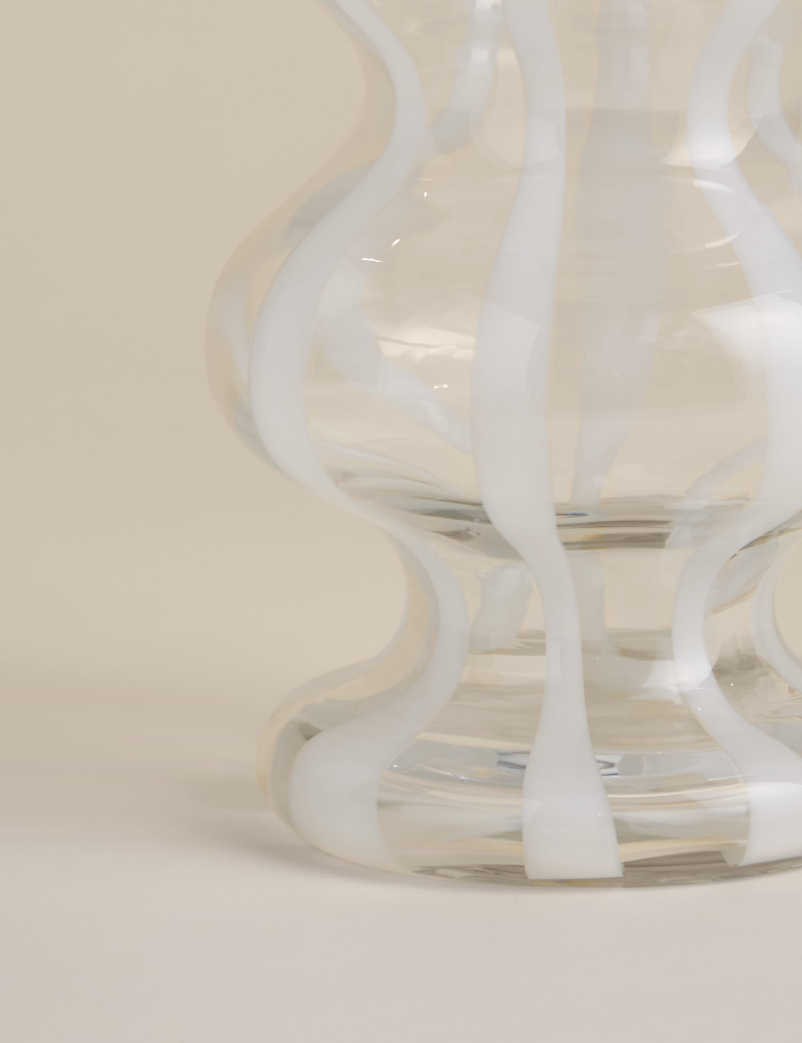 Stripe Wave Glass Vase 2 of 3
