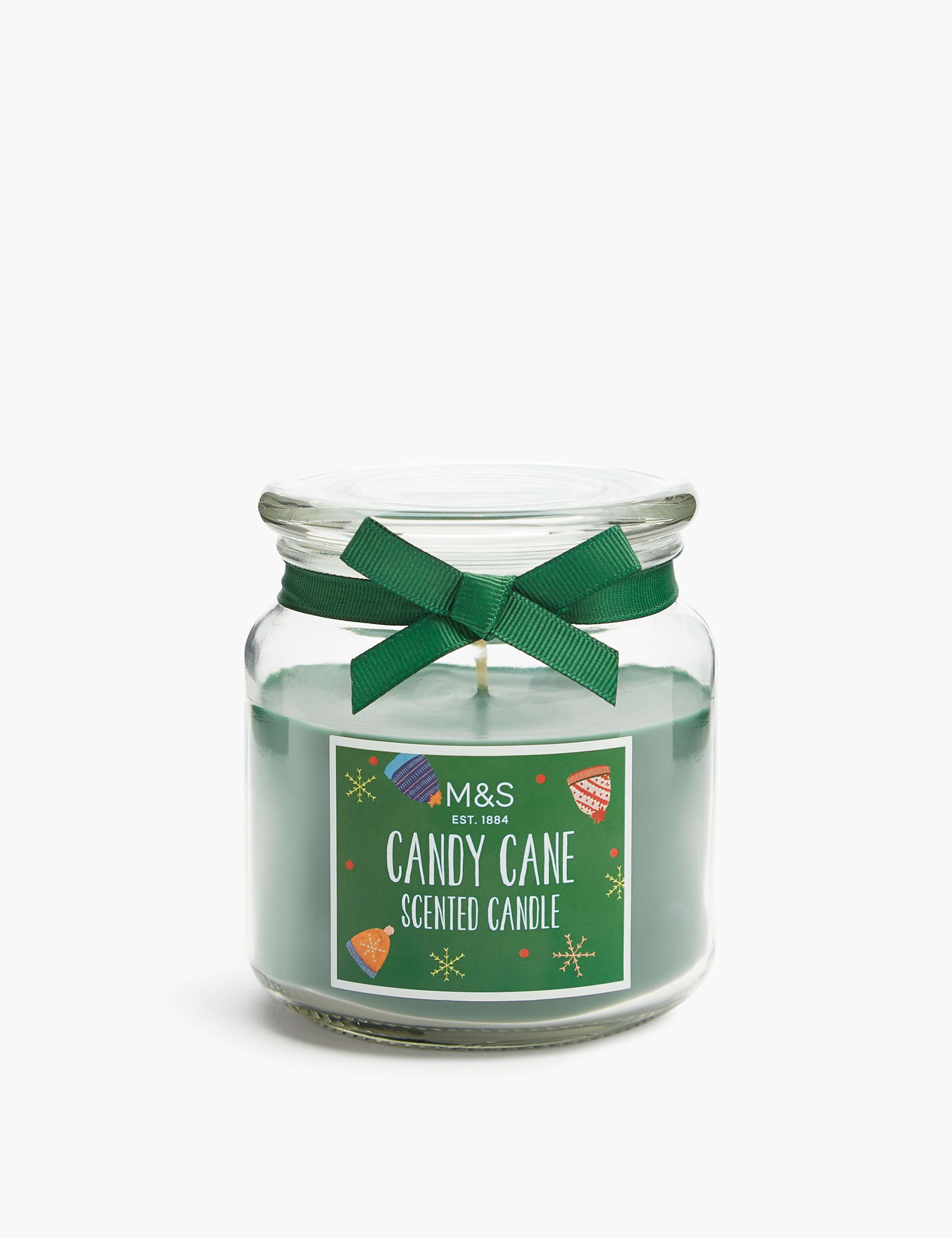 Candy Cane Jar Candle 1 of 2