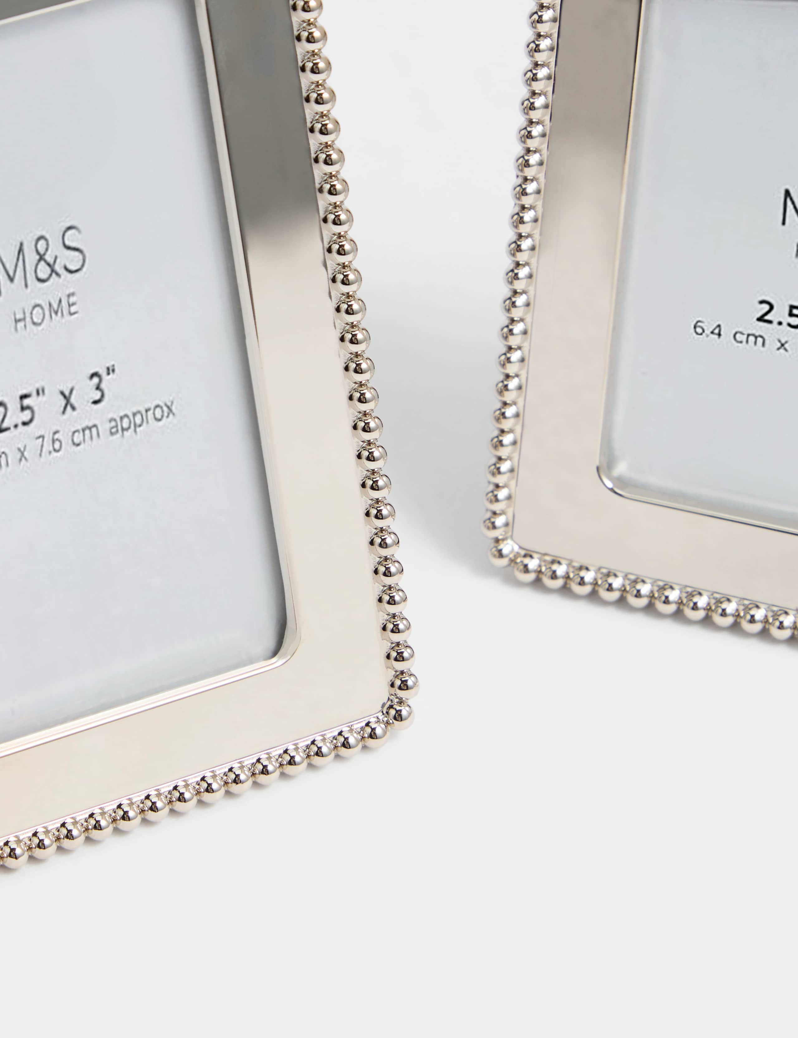 Set of 3 Silver Photo Frames 2 of 3