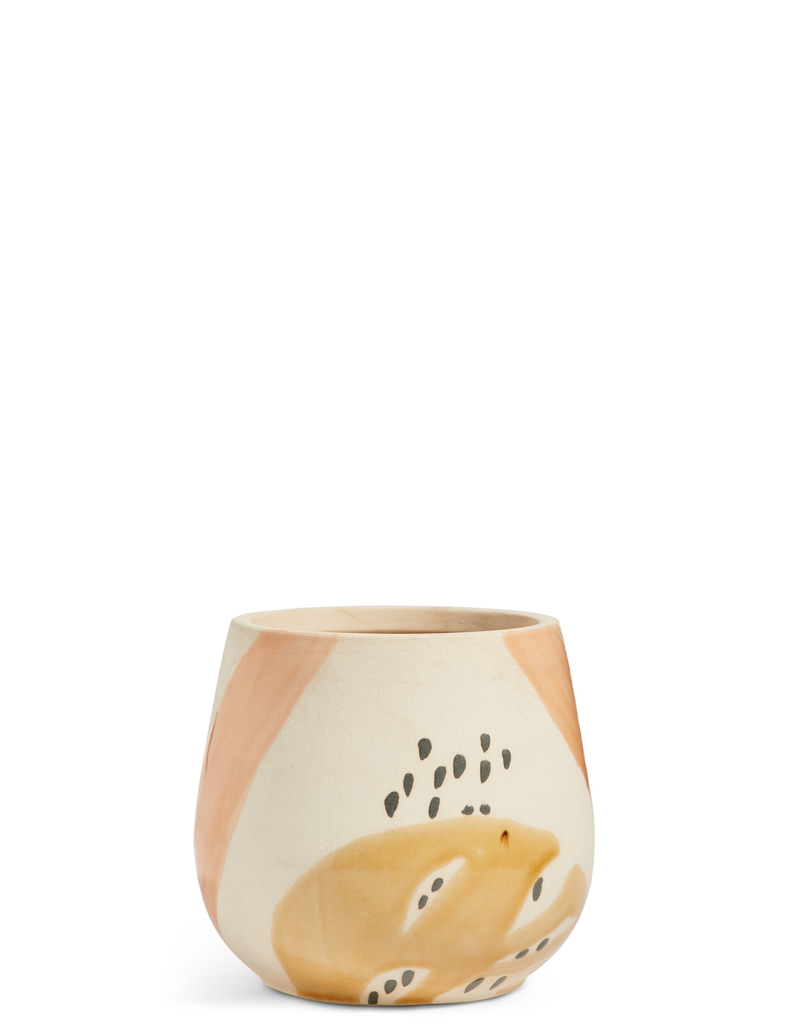 Pink Glazed Planter 2 of 4