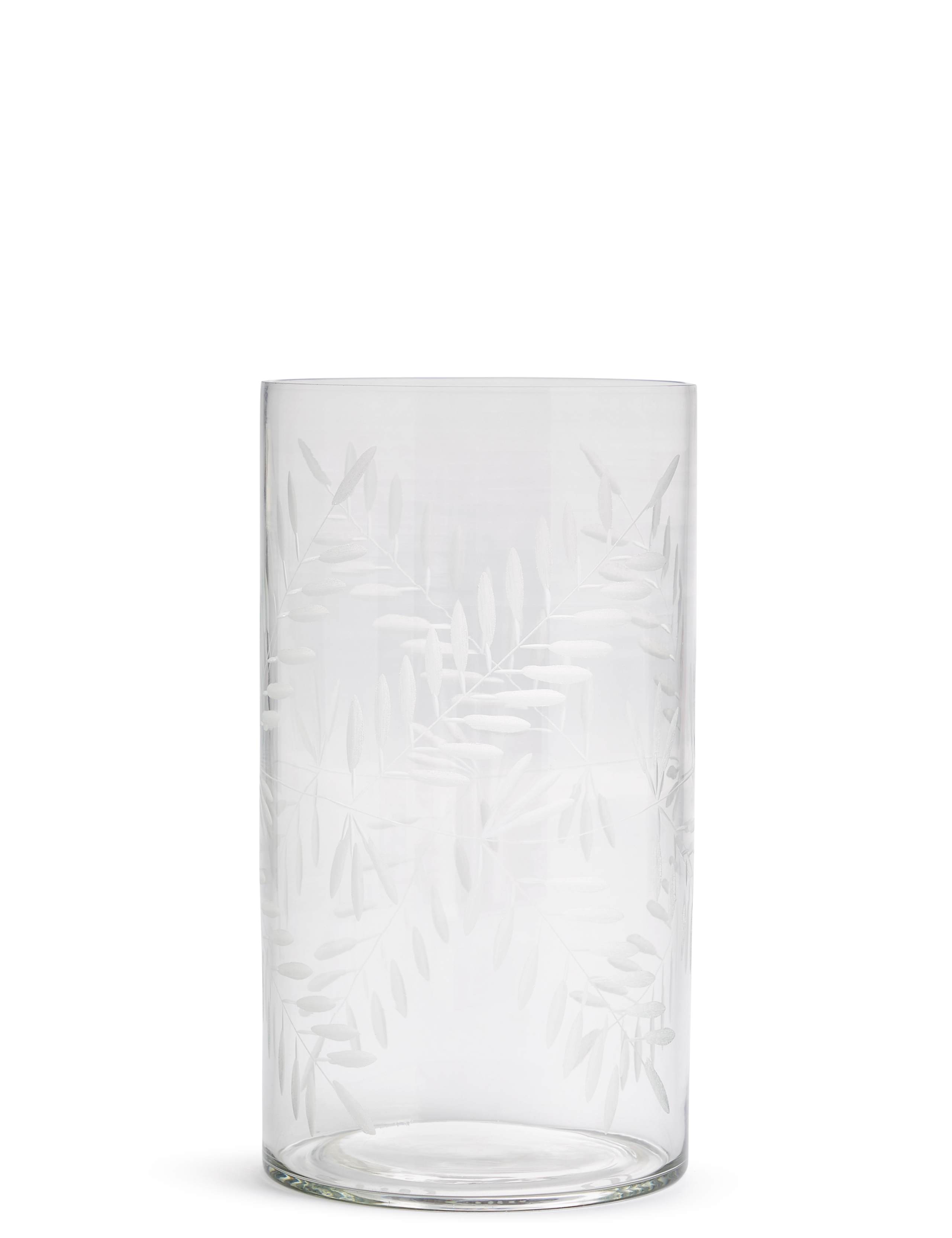 Etched Cylinder Vase 1 of 3
