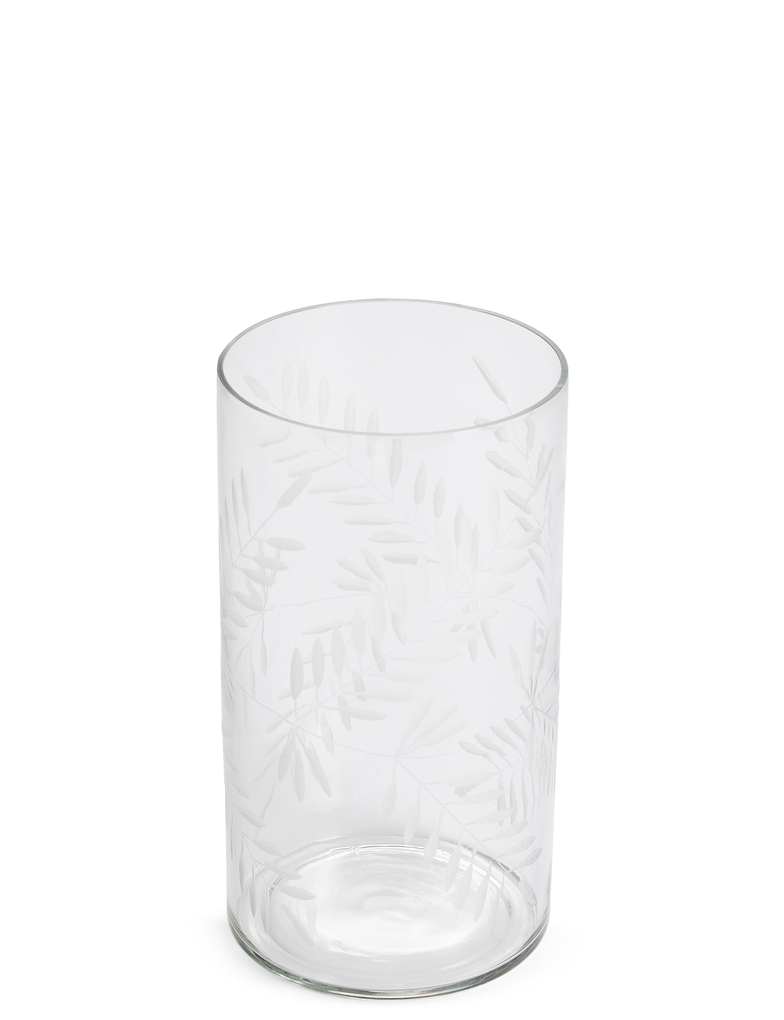 Etched Cylinder Vase 2 of 3